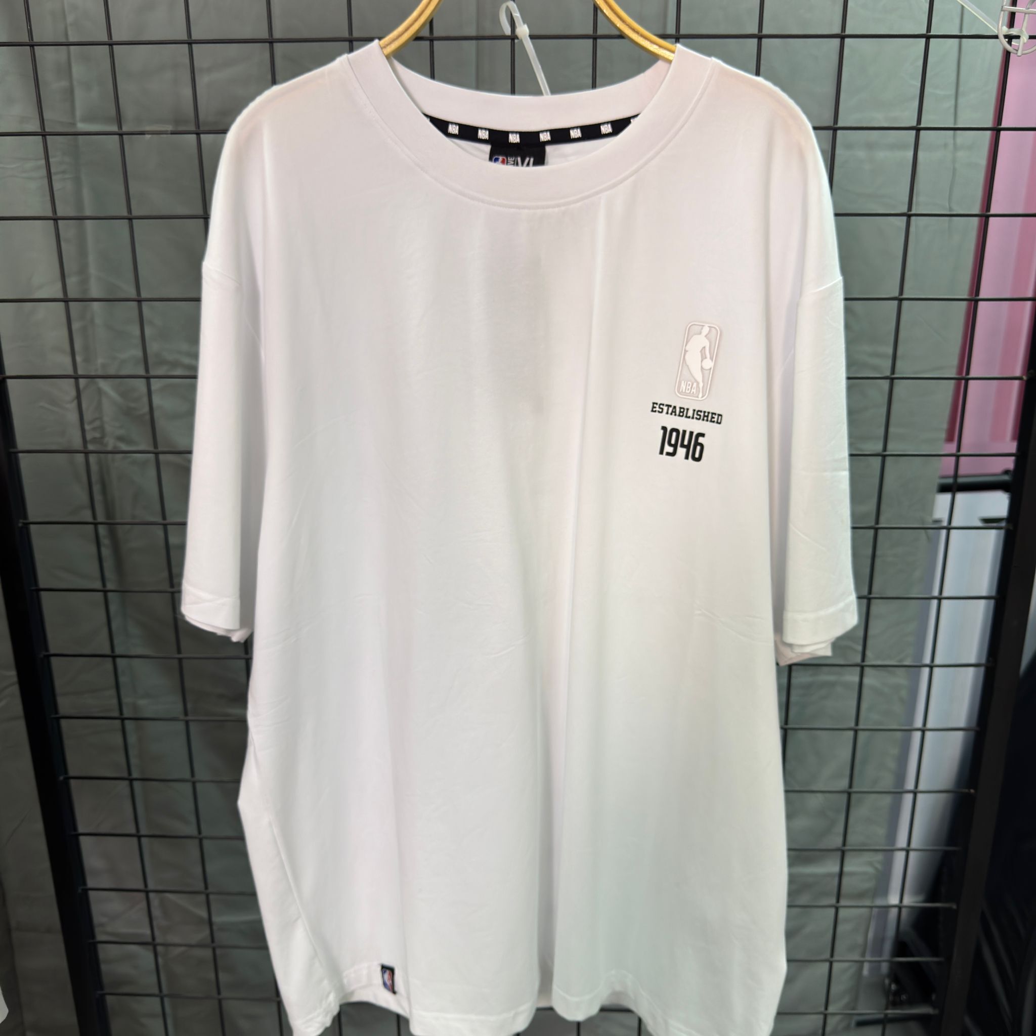 HKCG0511-035 NBA 1946背面好多logo TEE(35251022) White (A35M-XL)
