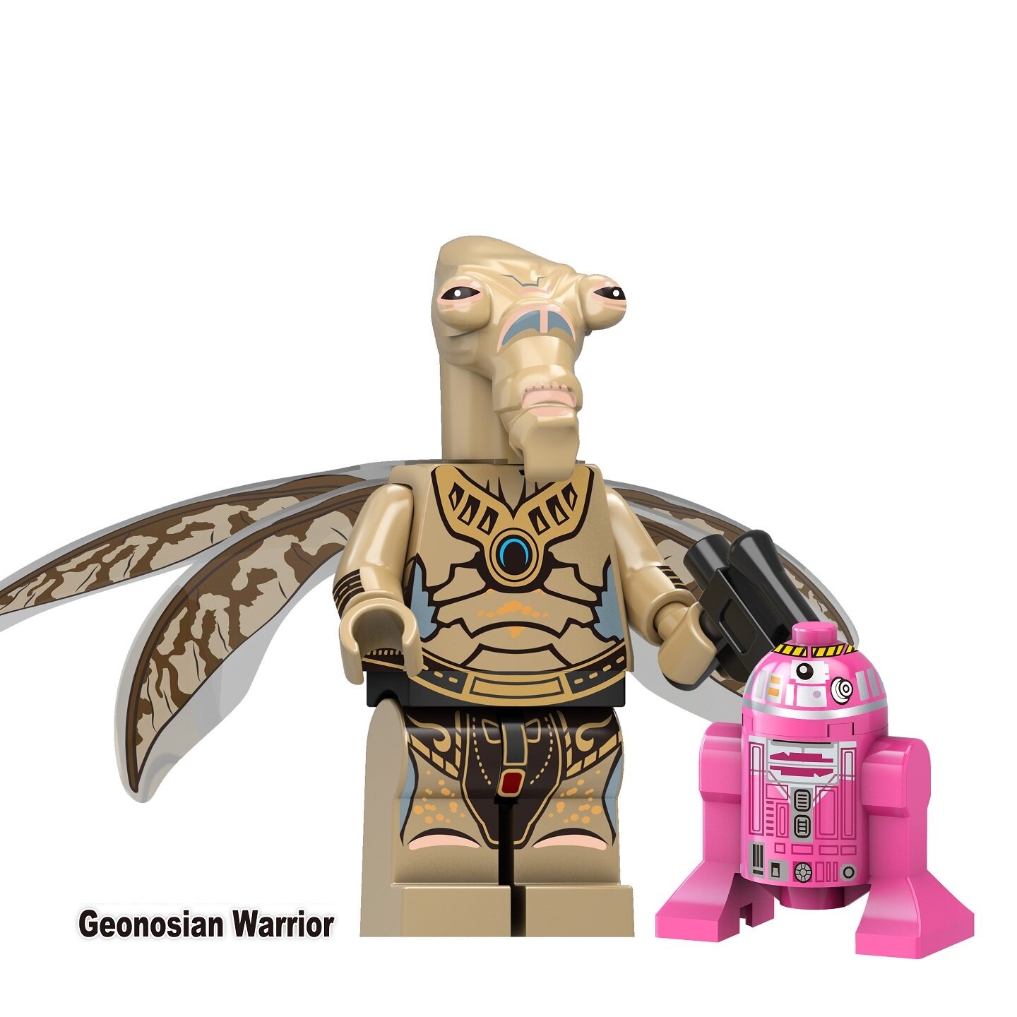 Star Wars Geonosian Warrior Custom Minifigures Fit Lego TV6121 TV8185