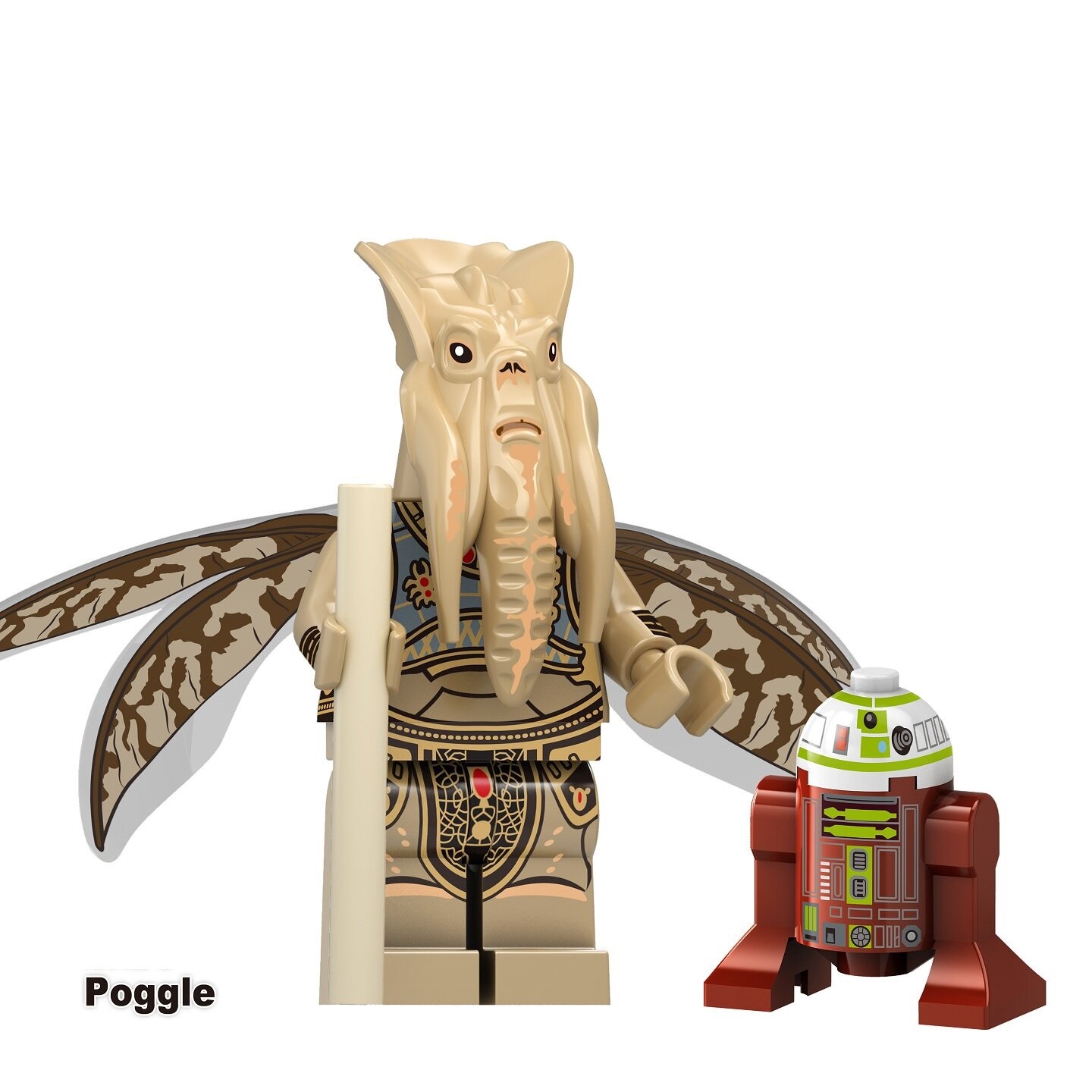 Star Wars Poggle Custom Minifigures Fit Lego TV6121 TV8186