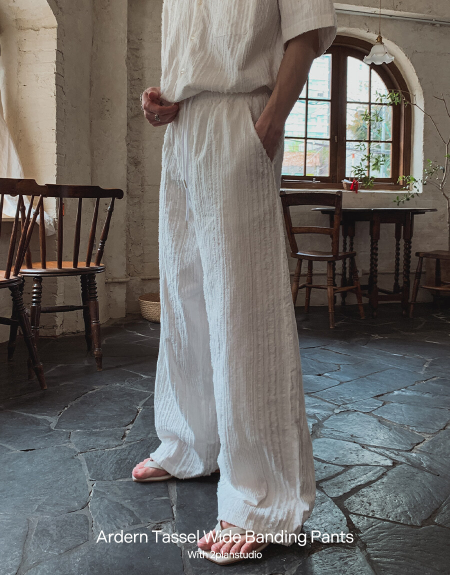 Norton tassel casual pants