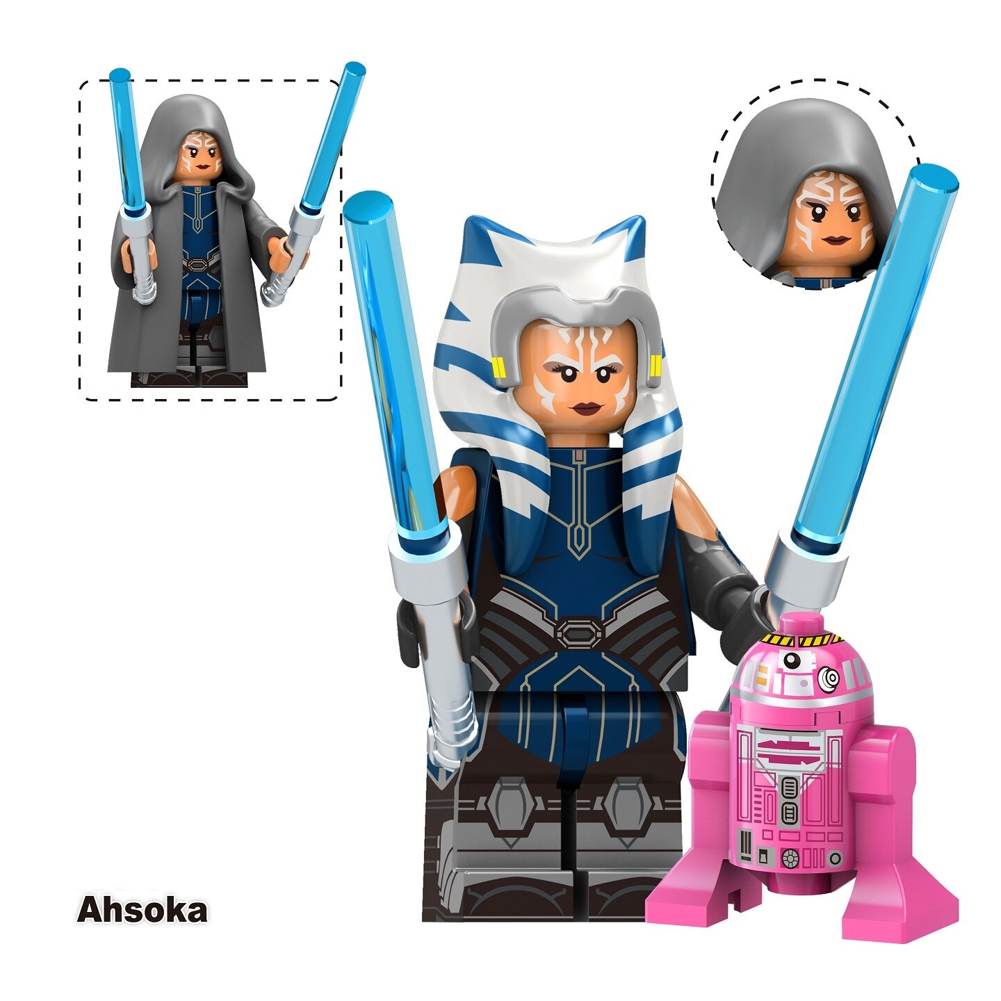 Star Wars Ahsoka Custom Minifigures Fit Lego TV6121 TV8189