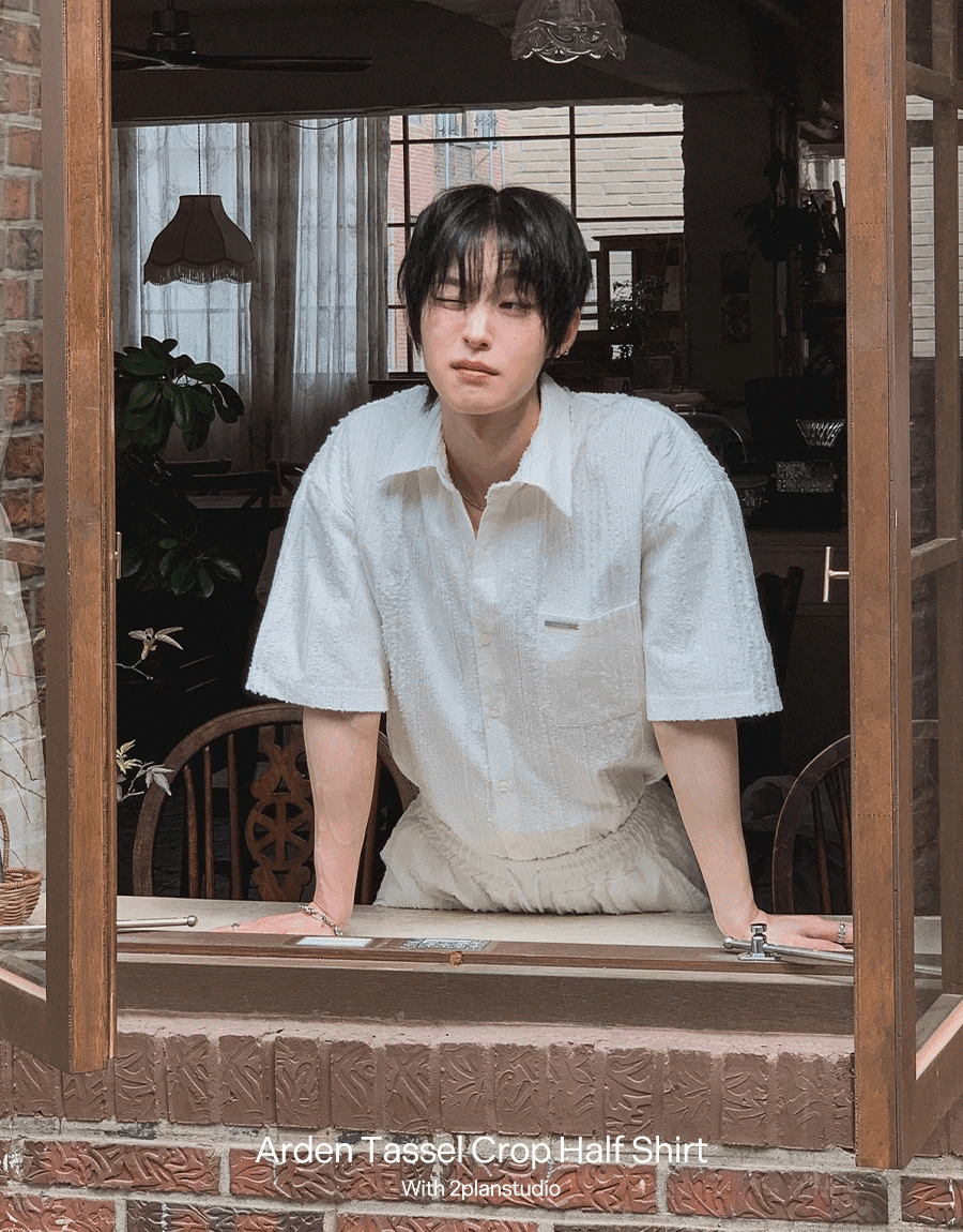 Norton tassel short-sleeved shirt