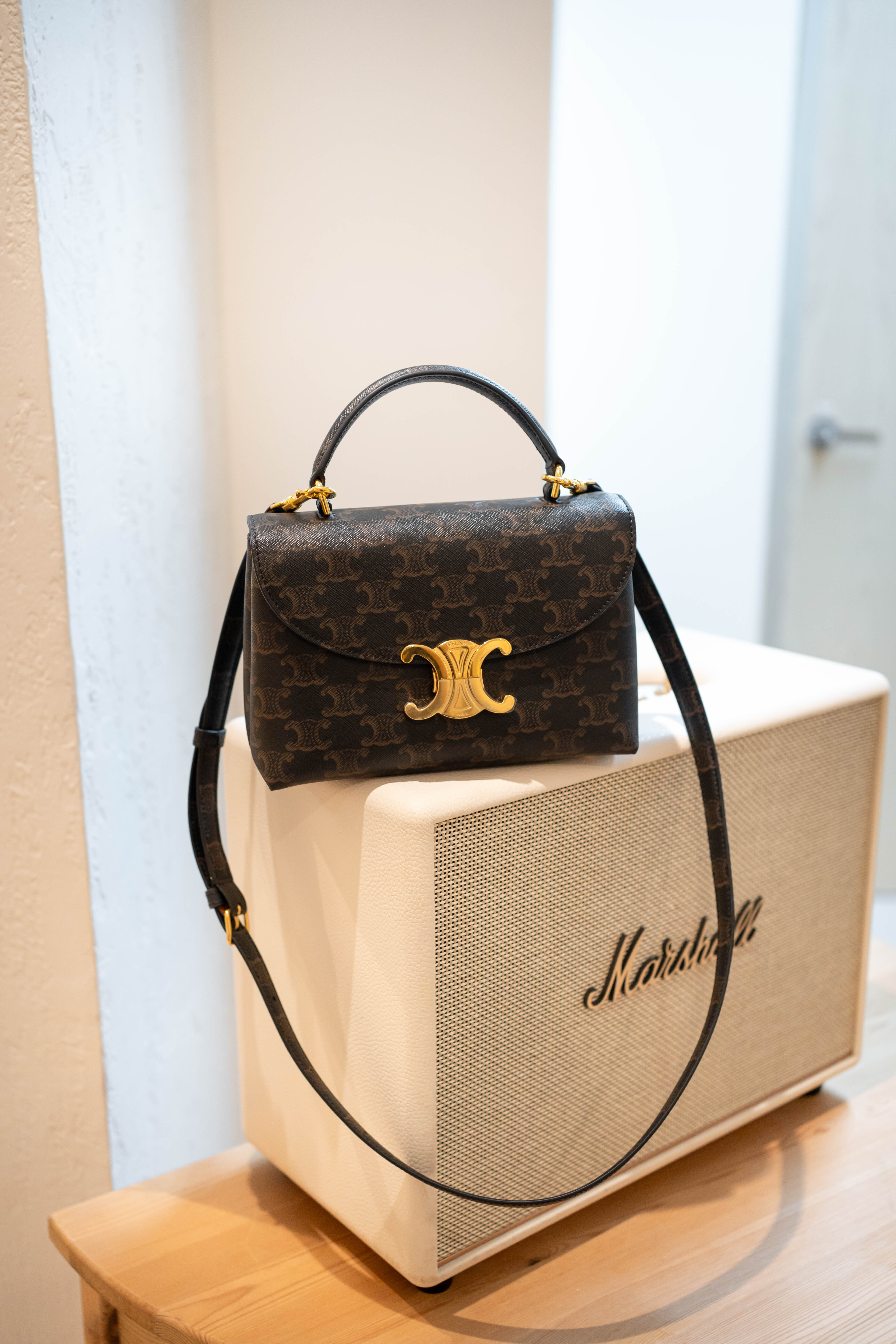 Celine Teen Nino 黑金啡色