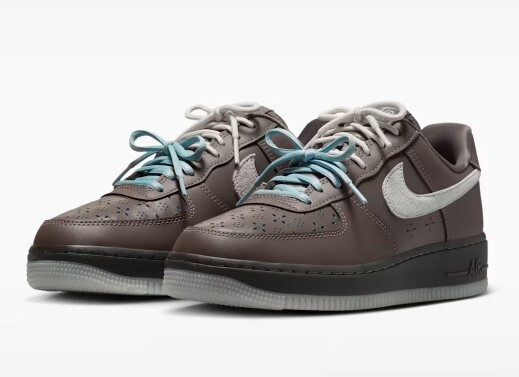 Nike Air Force 1 '07 LV8 'Ridgerock' 雙鞋帶 花紋 復古 皮革 棕藍 休閒鞋 IR5690-256