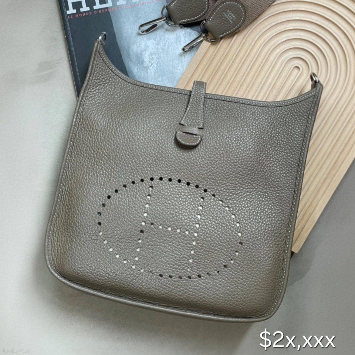 Preloved Evelyne 29 TC Leather Etoupe PHW HK$2x,xxx (HK$2,000 deposit to hold)