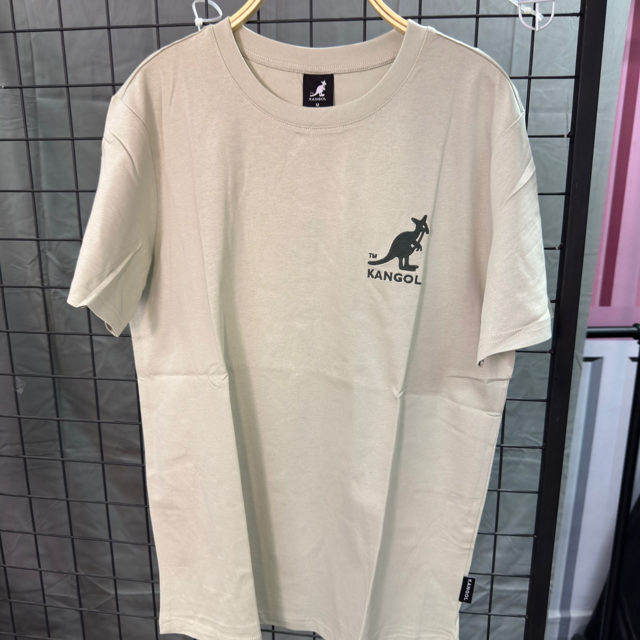 HKCG0511-010 Kangol 拼色領左胸小標Tee(65256003) 淺綠 (A10S-XL)