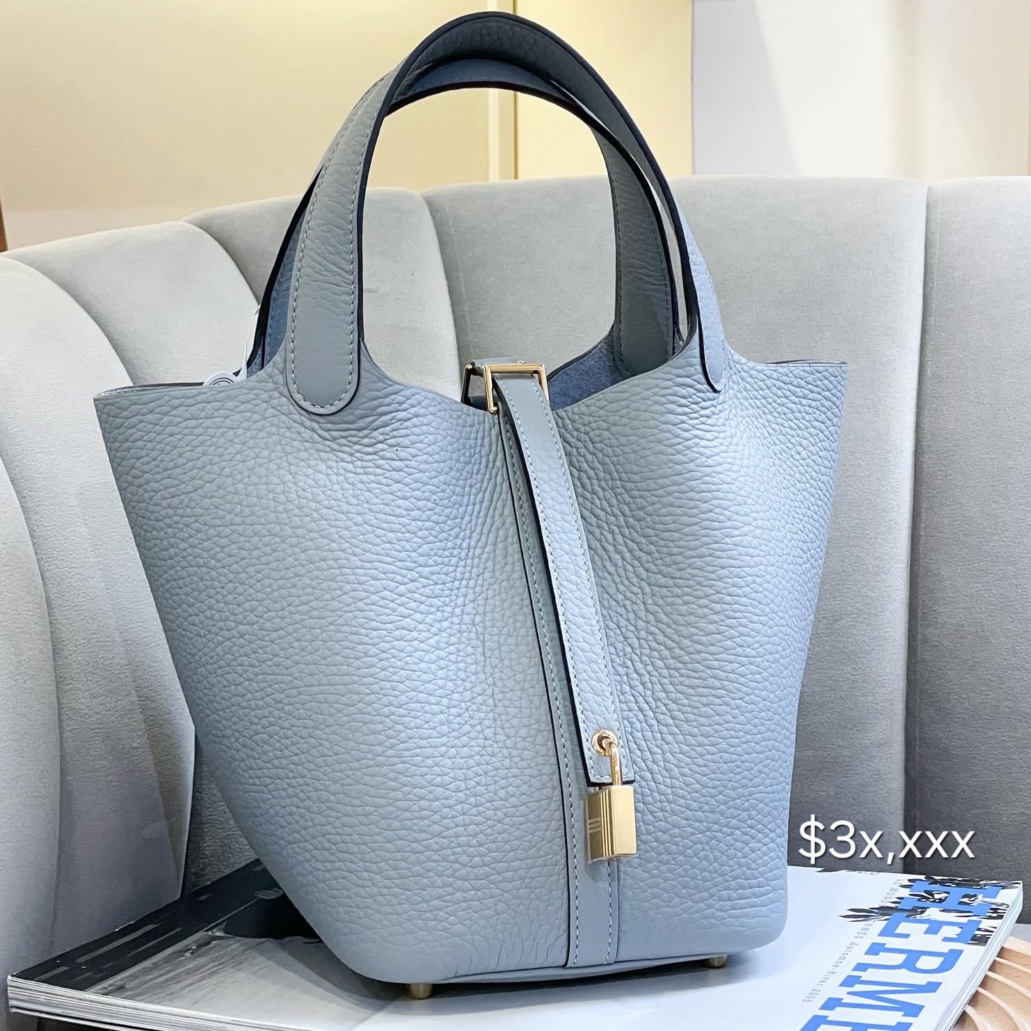 Hermès Picotin 18 TC Pantin GHW HK$3x,xxx 詳情請PM我哋 (HK$2,000 立即落訂)
