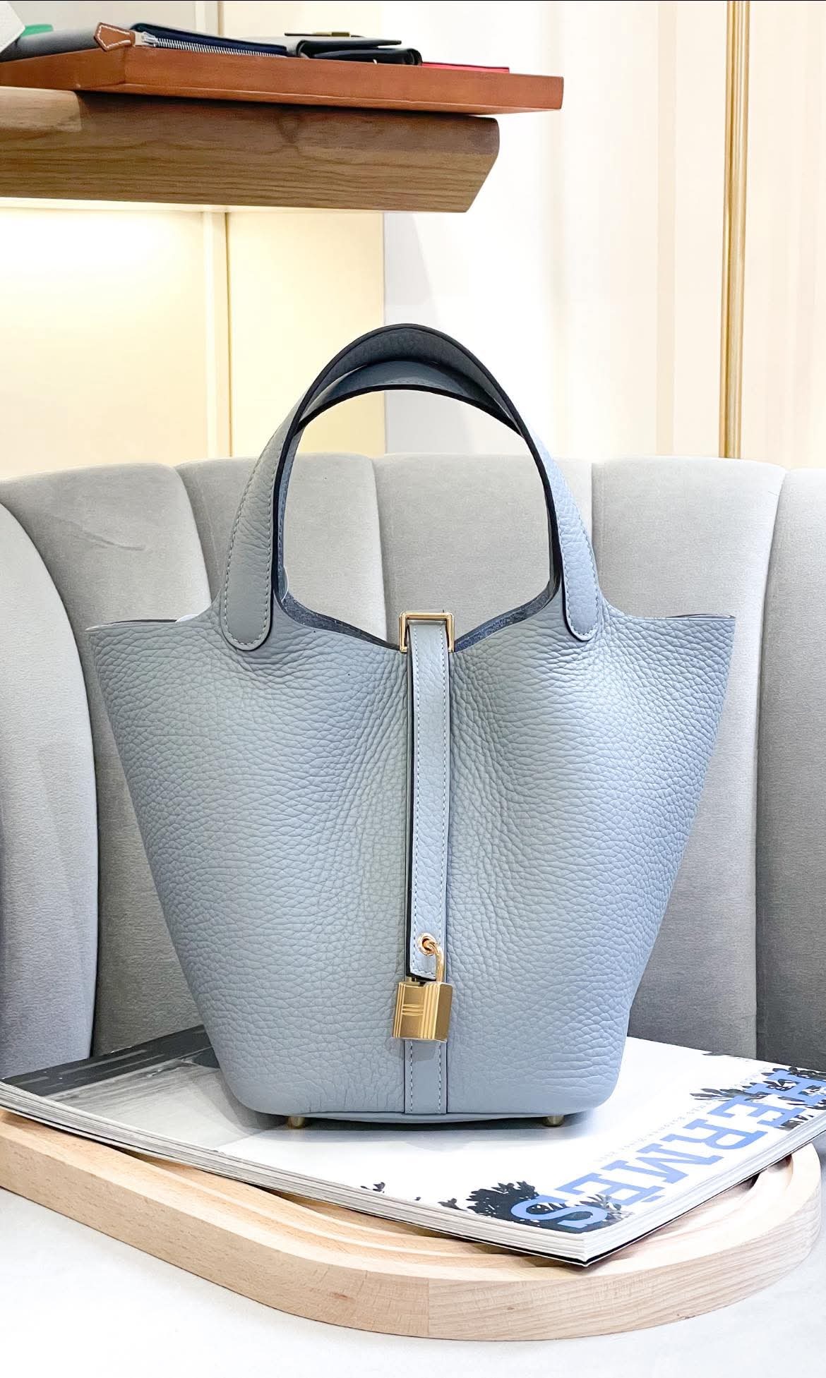 Hermès Picotin 18 TC Pantin GHW HK$3x,xxx 詳情請PM我哋 (HK$2,000 立即落訂)