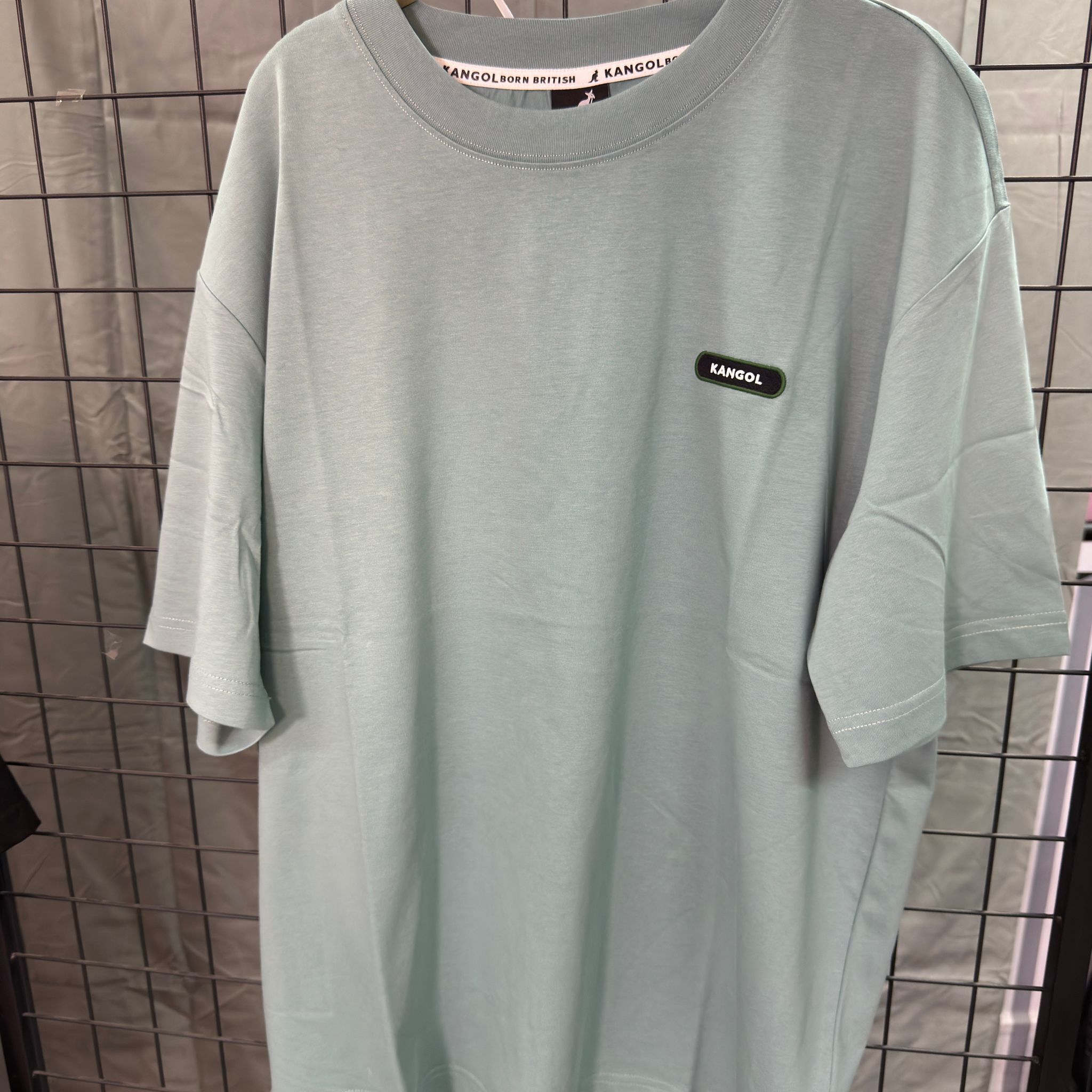 HKCG0511-022 KANGOL左胸刺繡圓LOGO TEE(64556004) 綠色 (A22S-L)