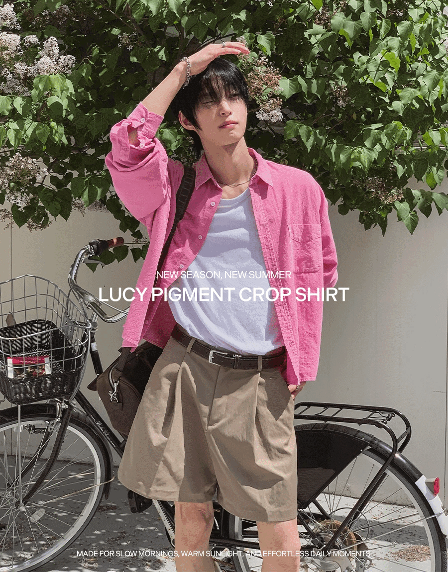 Lucy Pigment Crop Shirt