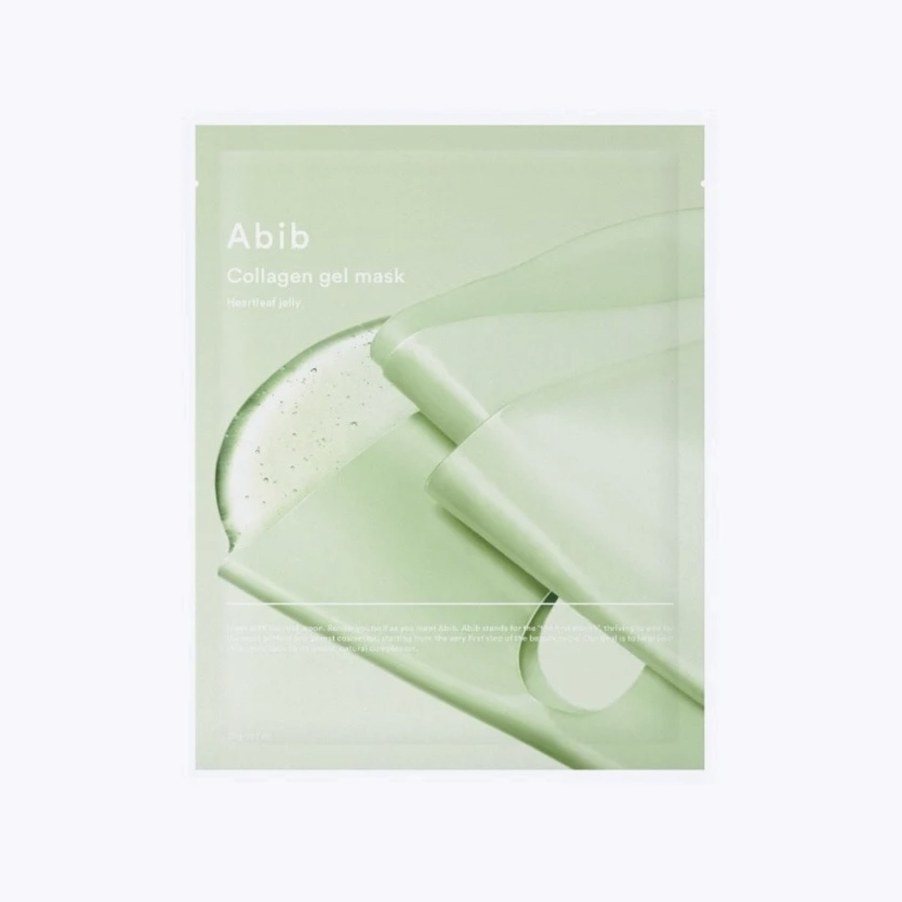 Abib 魚腥草鎮靜膠原蛋白凝膠面膜 4片/10片
