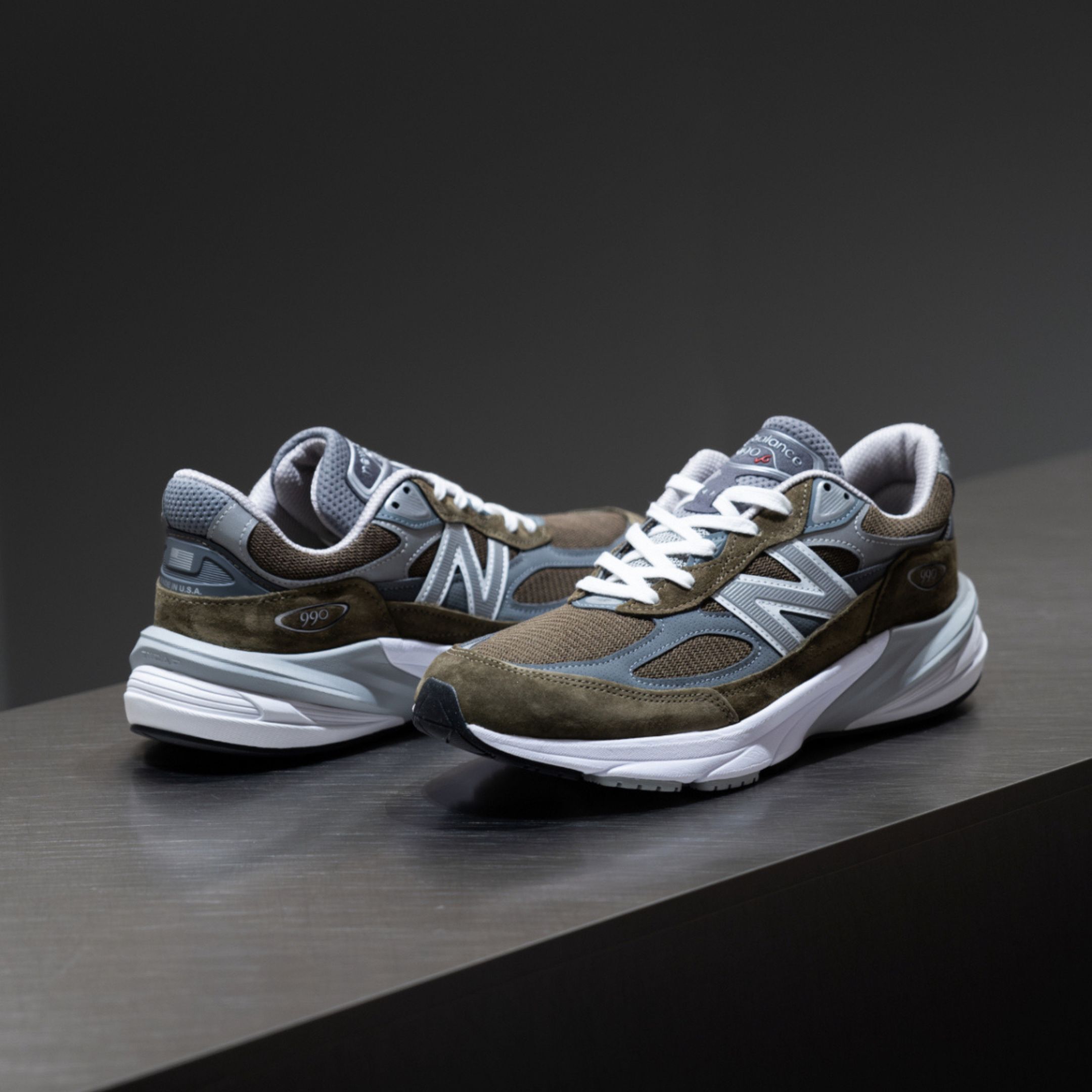 NICEDAY 代購 New Balance 990 V6 灰 橄欖綠 美製 U990OG6