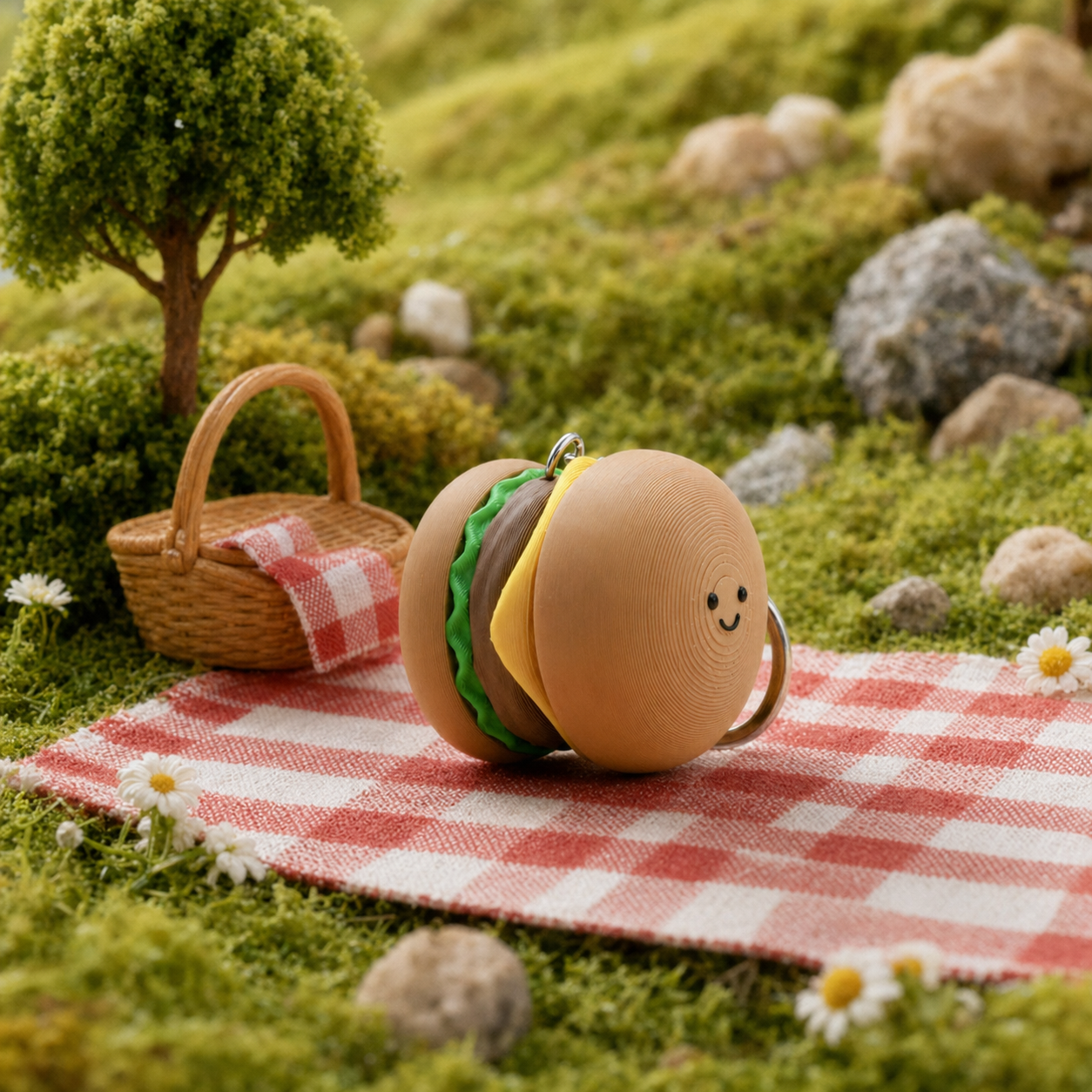 微笑漢堡 picnic 微笑星球 fidget toy
