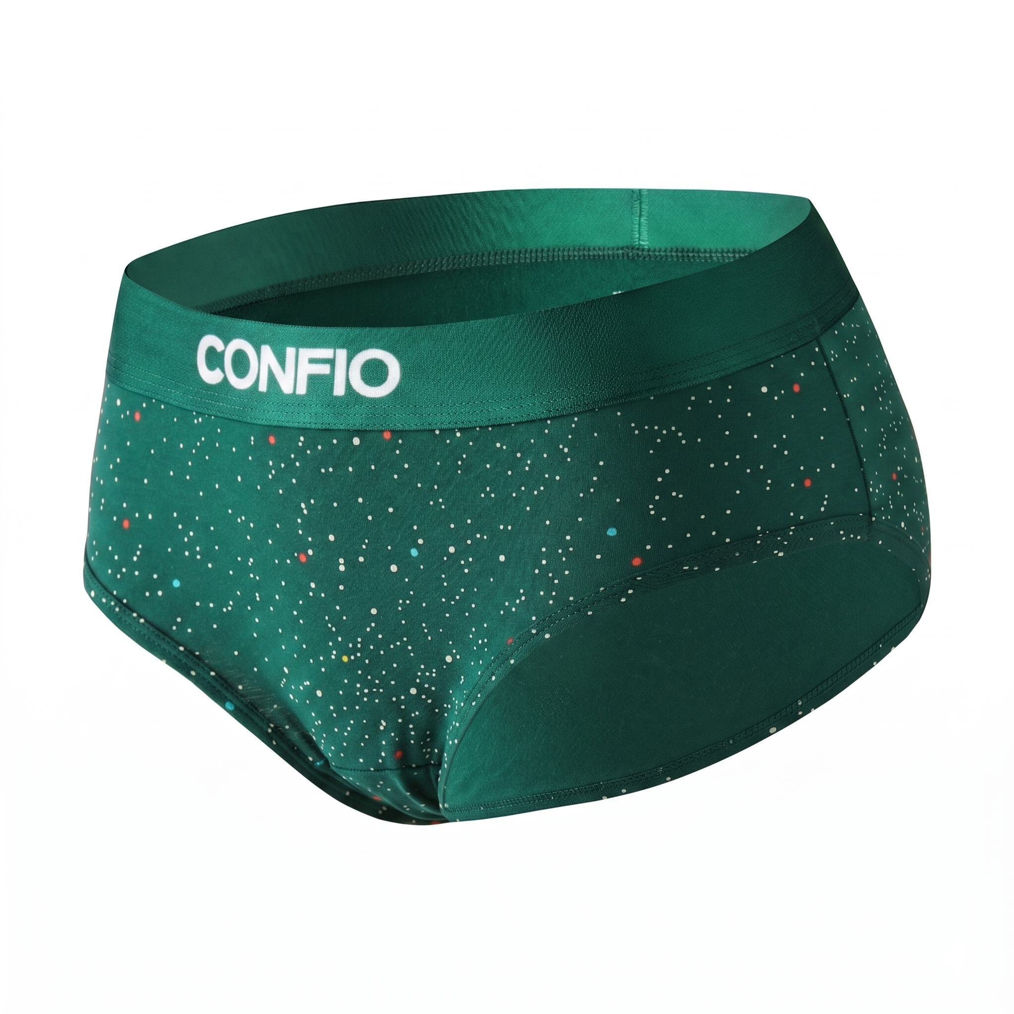 星空款平貼三角褲-綠｜CONFIO康飛歐