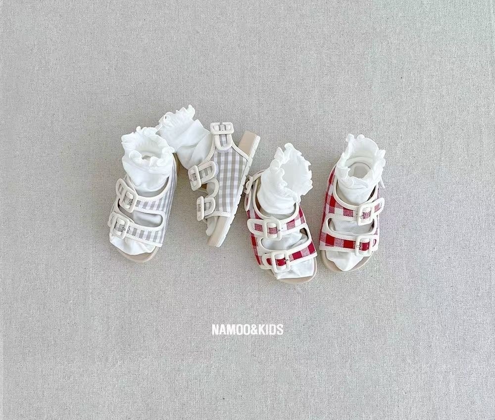 Namoo Check Birkenstock Sandals