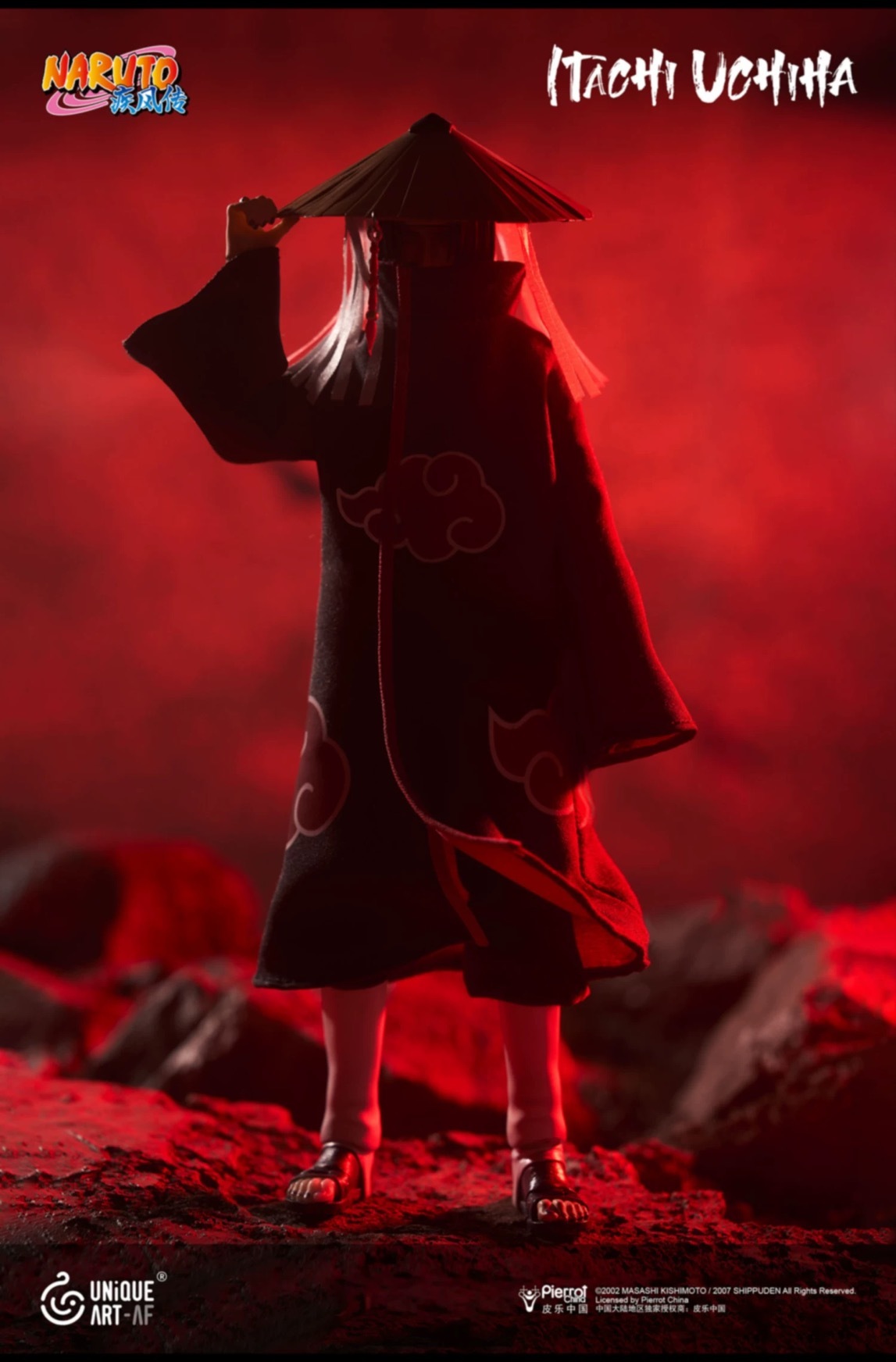 (Pre-Orde) UNiQUE ART - Naruto: Shippuden Itachi Uchiha 1/12 Action Figure (Classic Edition)