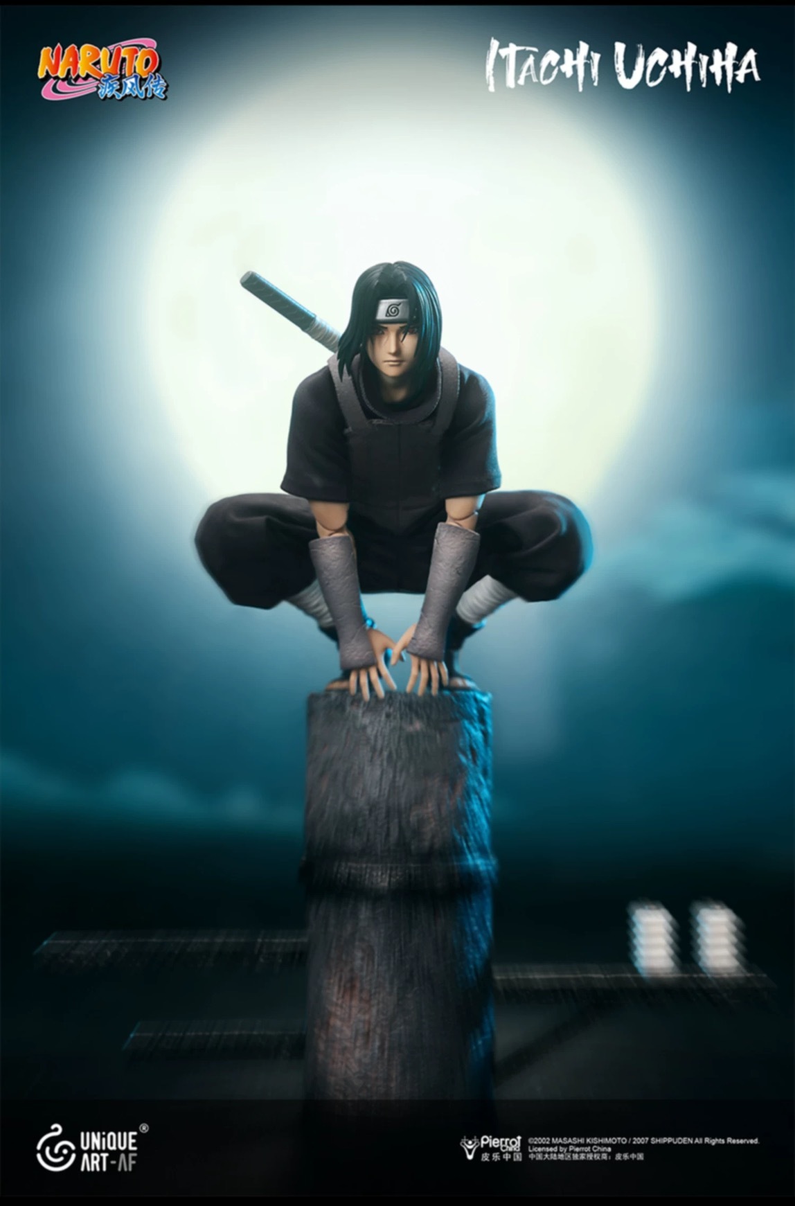 (Pre-Order) UNiQUE ART - Naruto: Shippuden Itachi Uchiha 1/12 Action Figure (Play Edition)