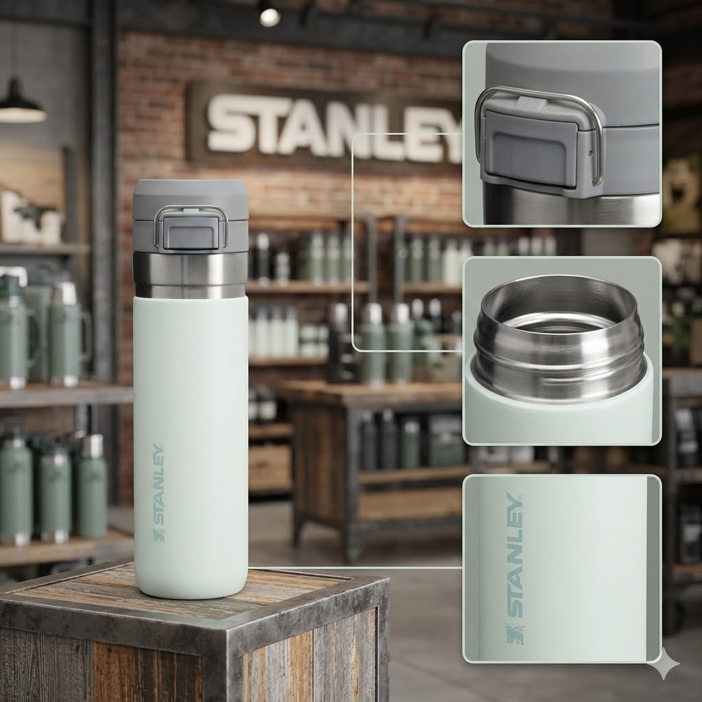 【預購】STANLEY H051151 The Quick Flip Go 保溫瓶 24OZ  (Mist)
