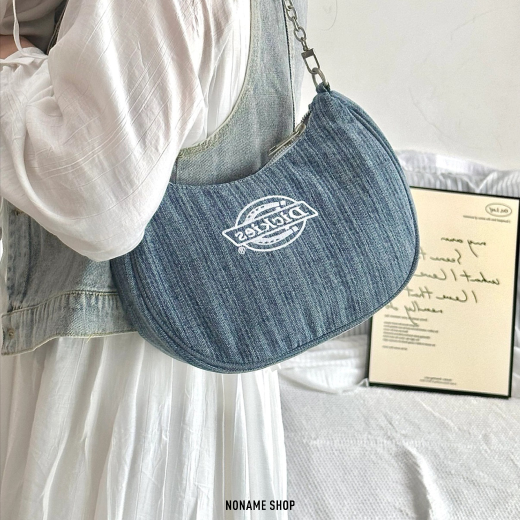 DICKIES 復古 刺繡 LOGO 半月包 肩背包 手提包 三色