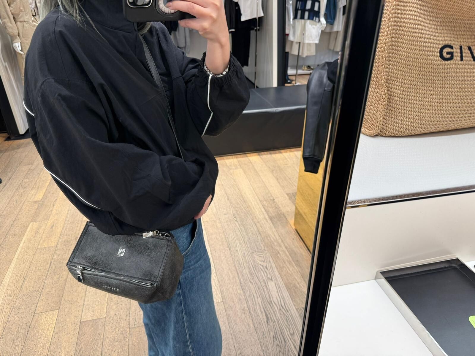 LYS01735 Givenchy Pandora Bag Black grey