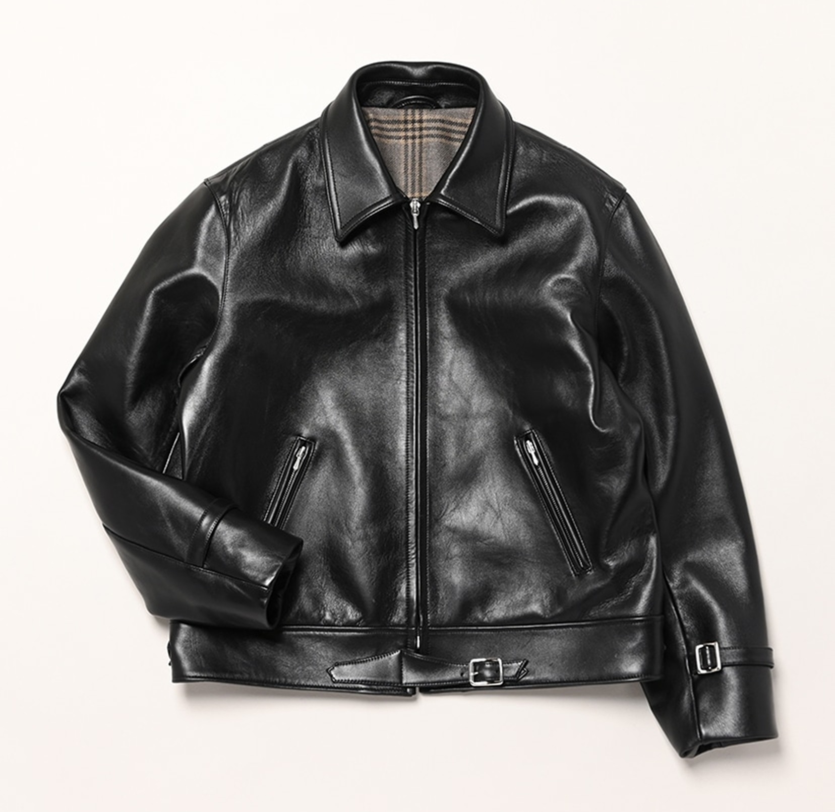 A.PRESSE VINTAGE LEATHER FRENCH RIDERS JACKET (26SAP-01-05) - PRE ORDER ITEM (預訂中)