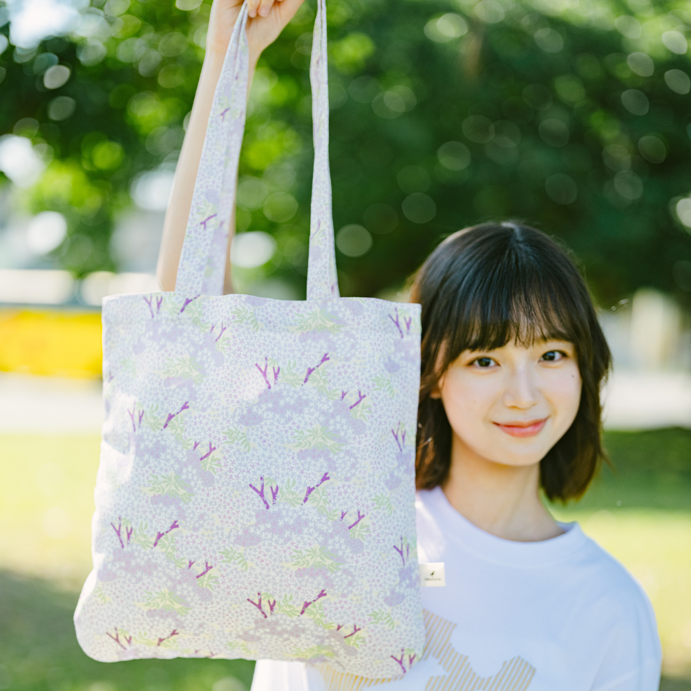 圓角方形購物袋/台灣原生樹/苦楝