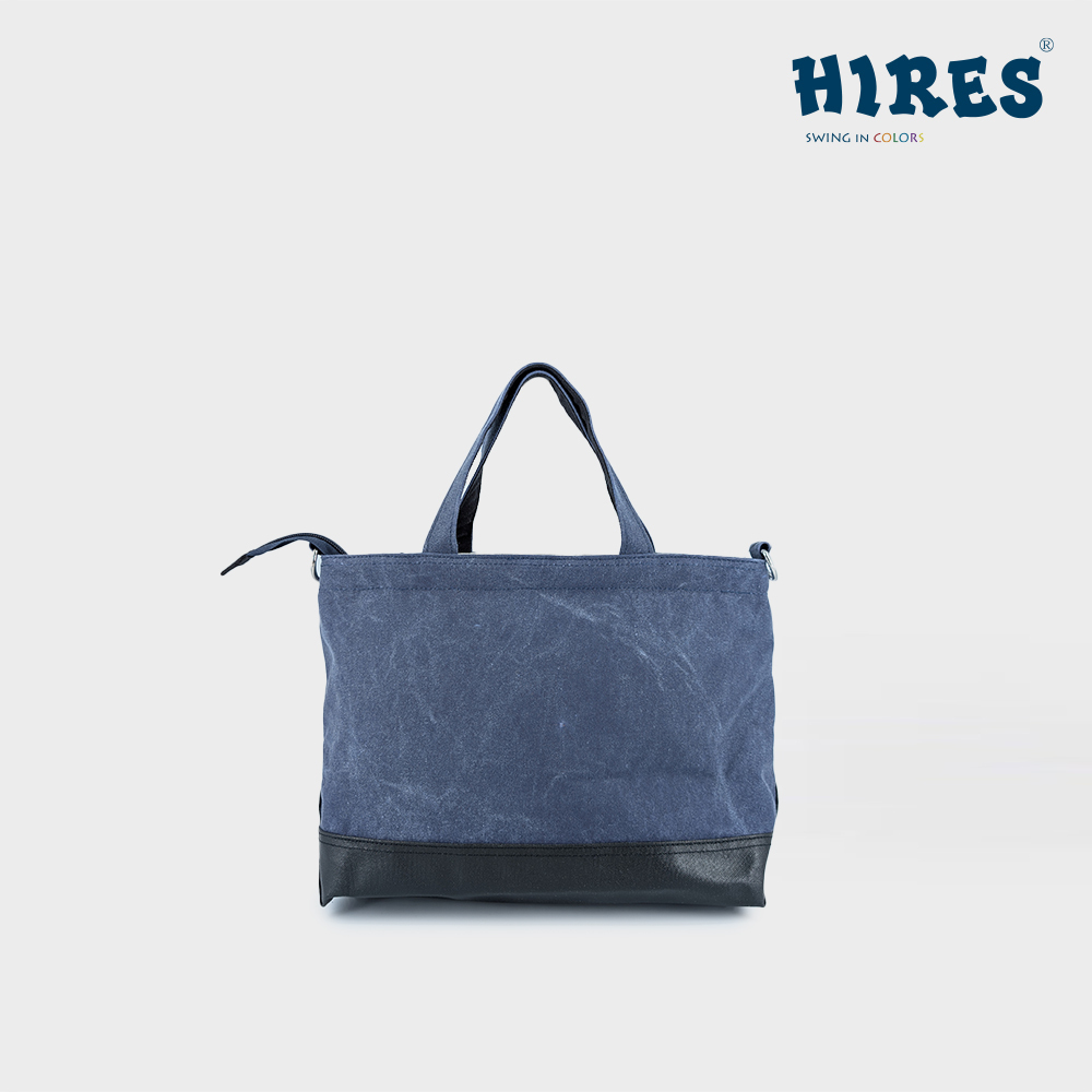 【 HIRES 】方正人生系列 韓系織帶丹寧小型托特包(附背帶)