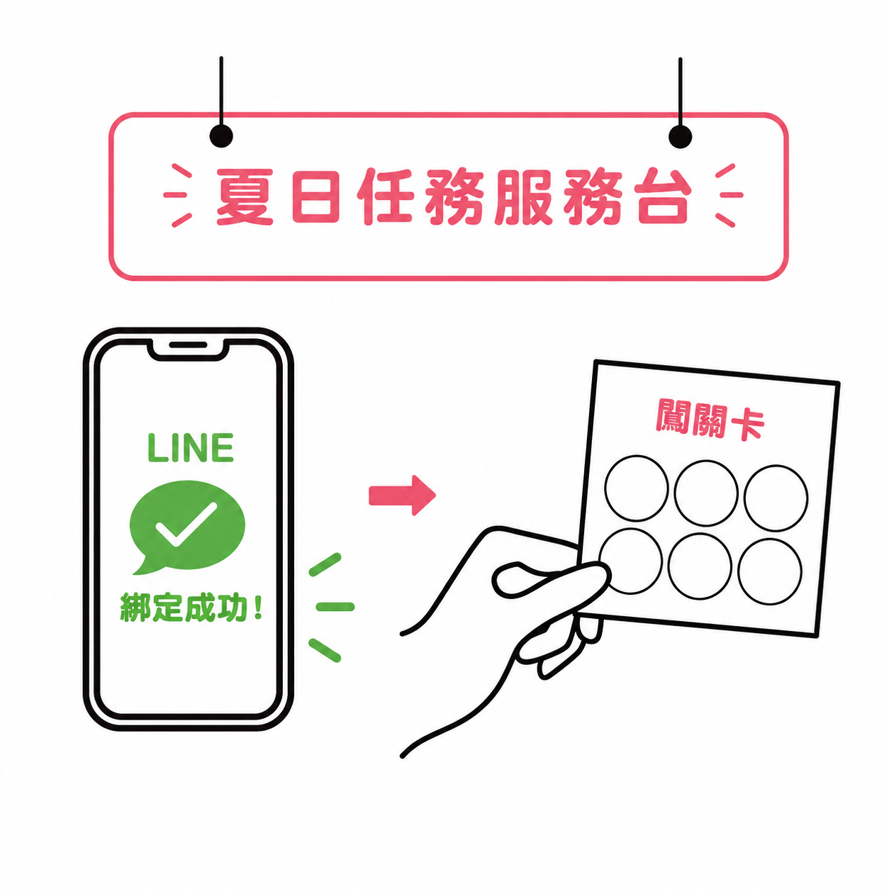 領取夏日任務闖關卡