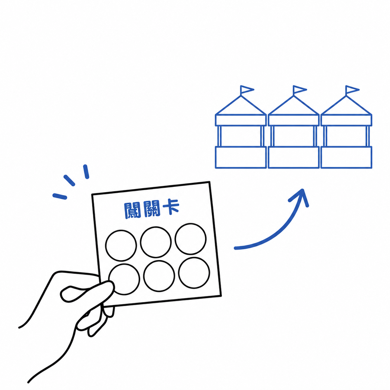 完成攤位任務收集印章
