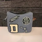 [S] DKNY DENIM R61EQ033 EMBELLISHED CROSSBODY BAG, 700948711944 (SD1908)