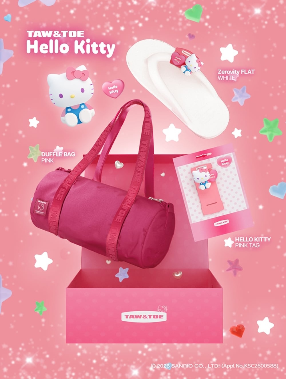 TAW&TOE Hello Kitty Set - PINK