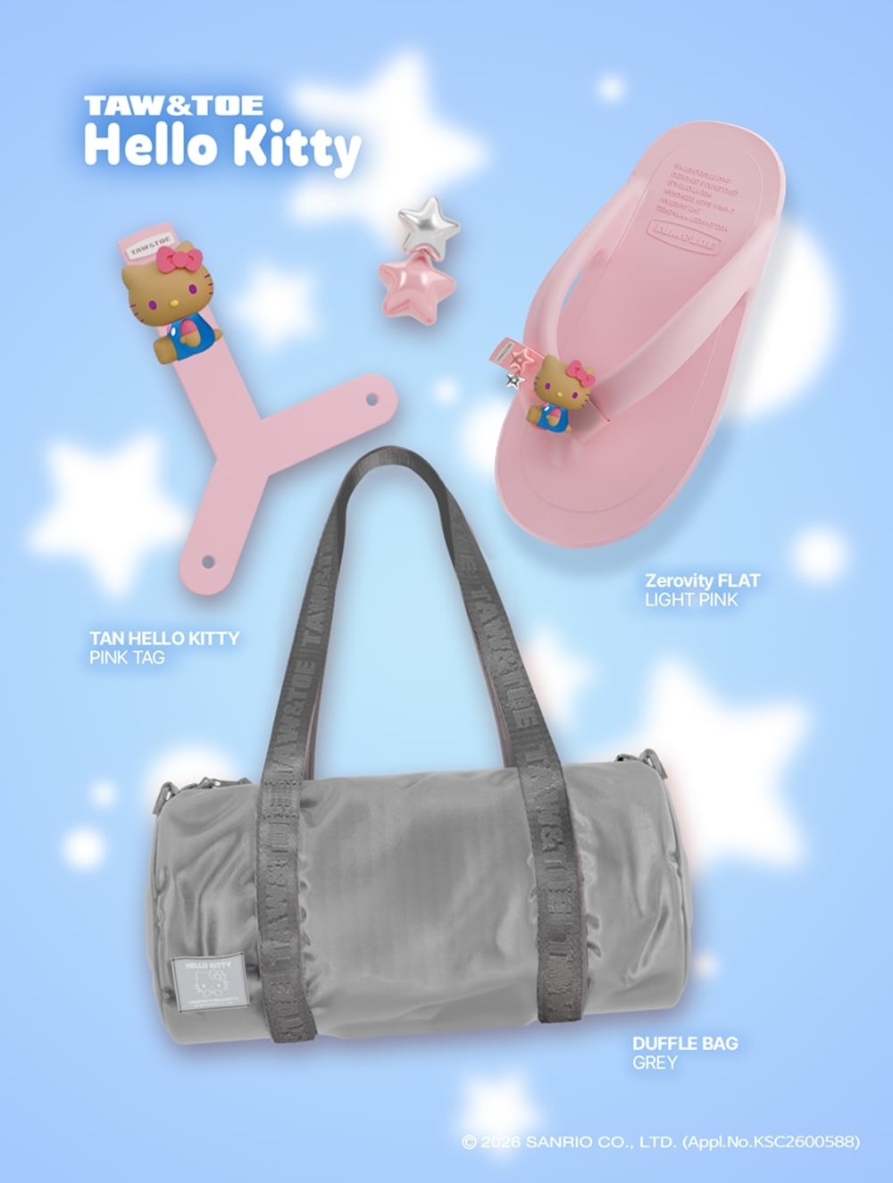 TAW&TOE Tan Hello Kitty Set - PINK