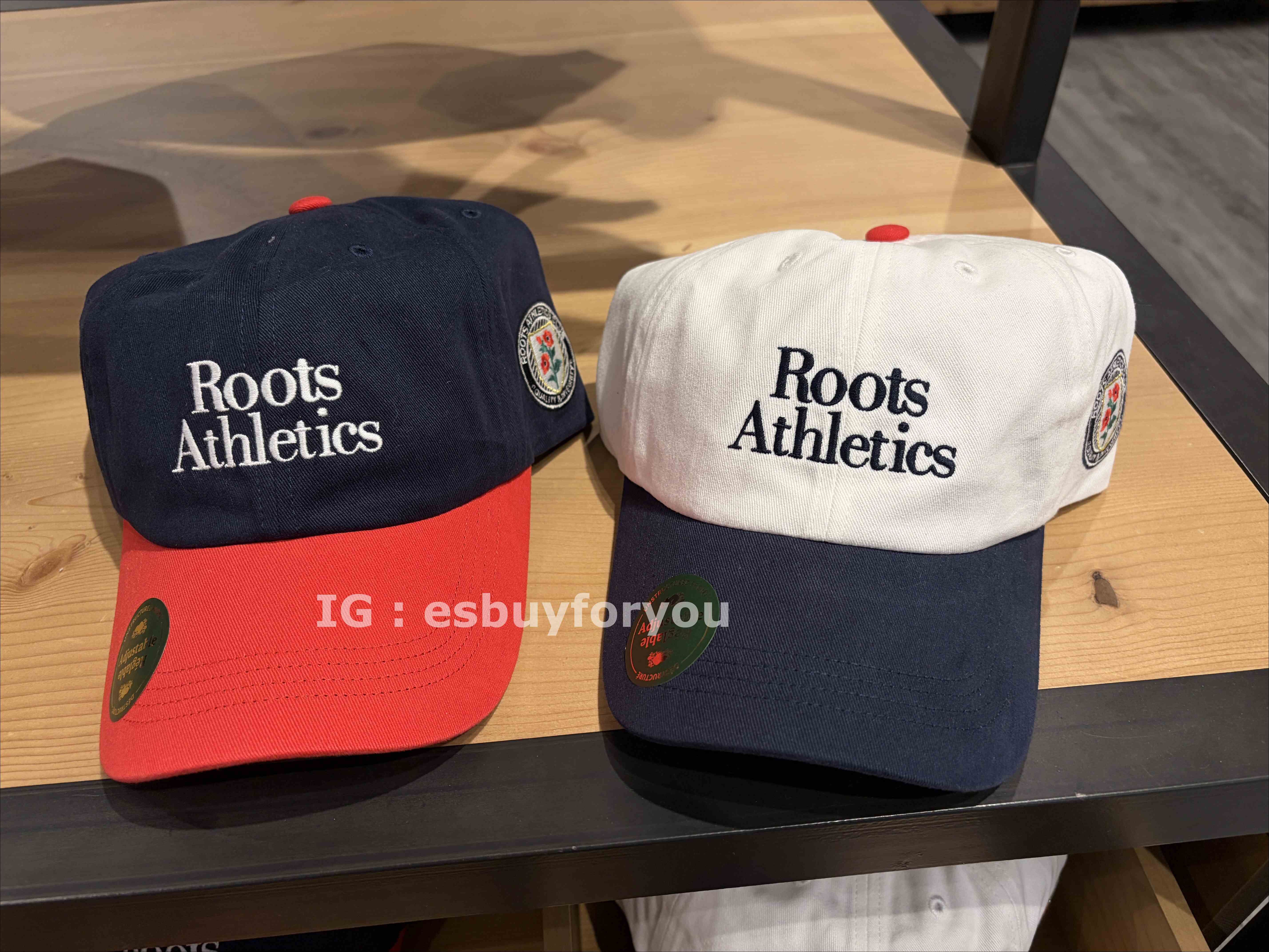 ROOTS 大人 加拿大款 刺繡字樣 拚色 帽子 (2色)