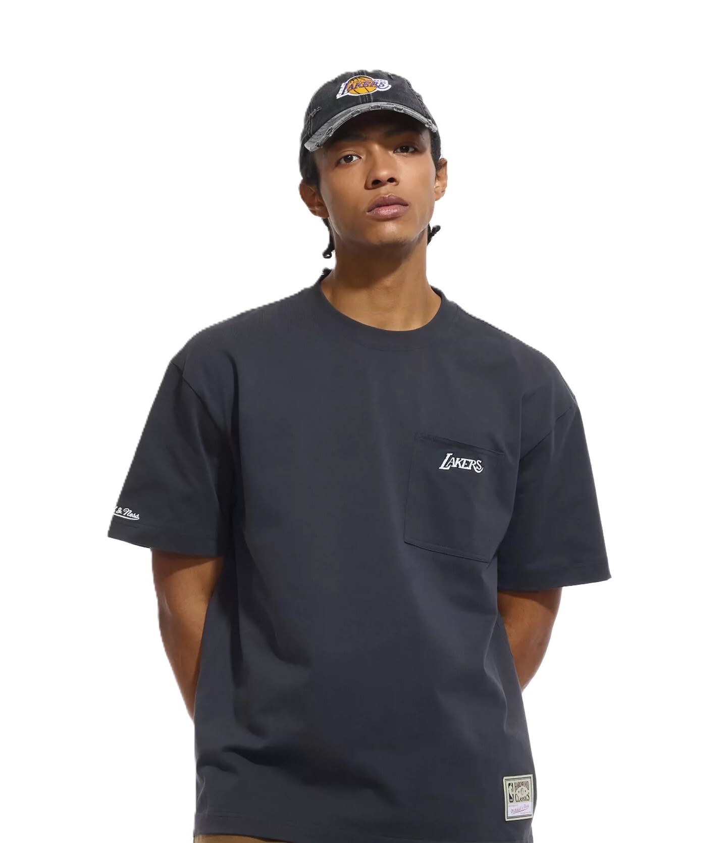 Mitchell & Ness NBA TEE 湖人隊 魔術隊 賽爾提克隊 口袋 素面 基本 短T【TE0343】
