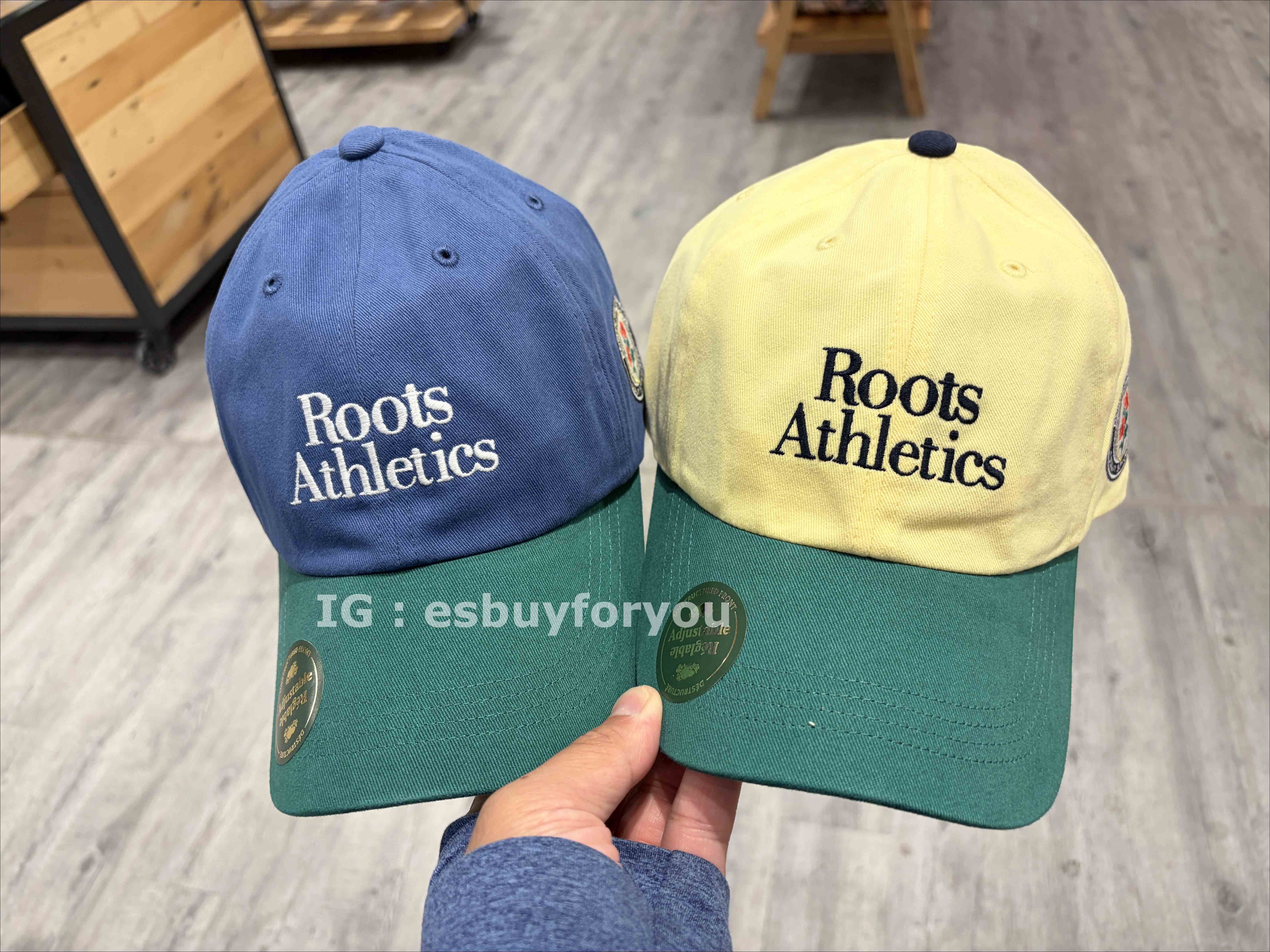 ROOTS 大人 加拿大款 刺繡字樣 拚色 帽子 (2色)