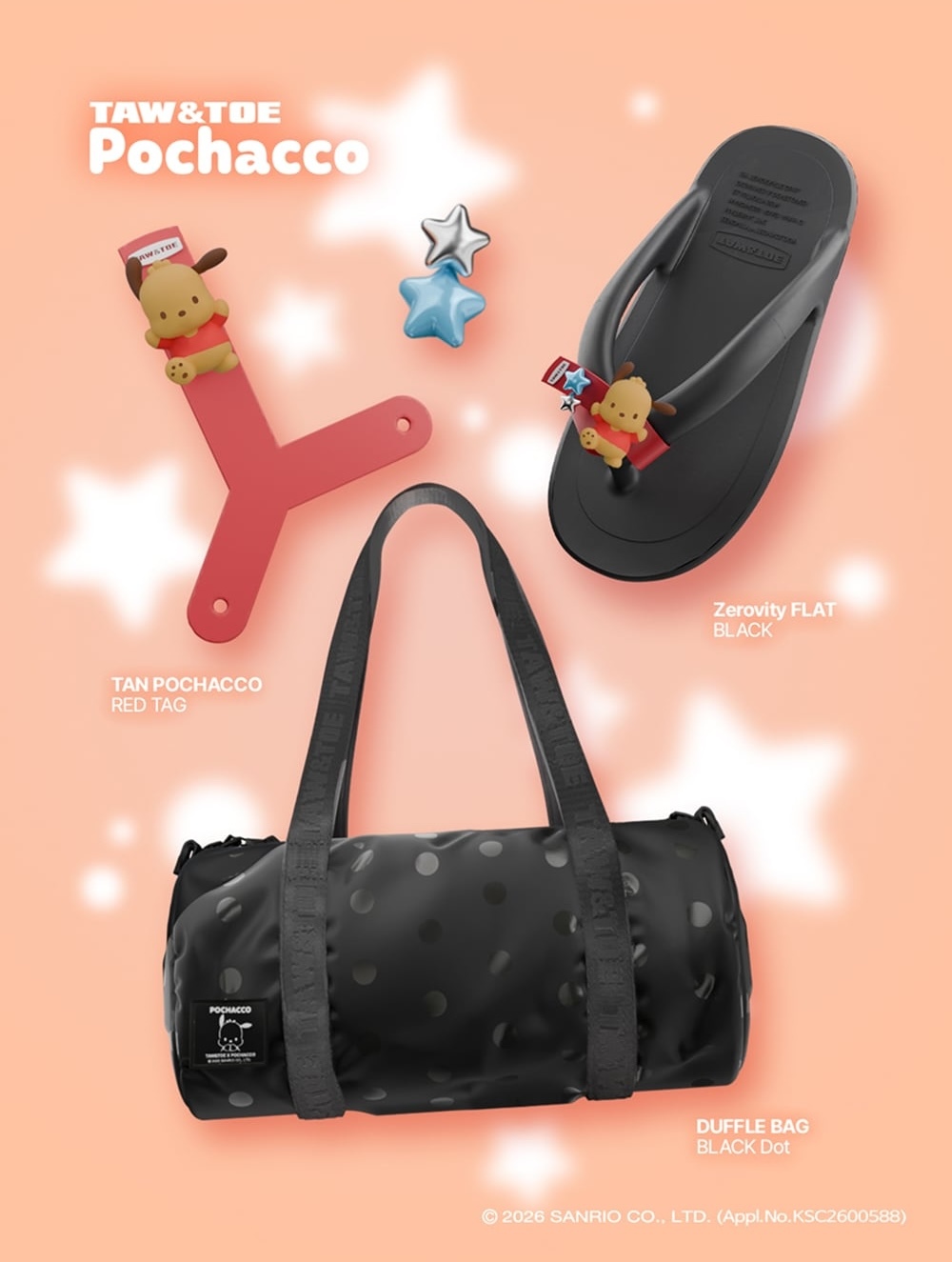 TAW&TOE Tan Pochacco Set