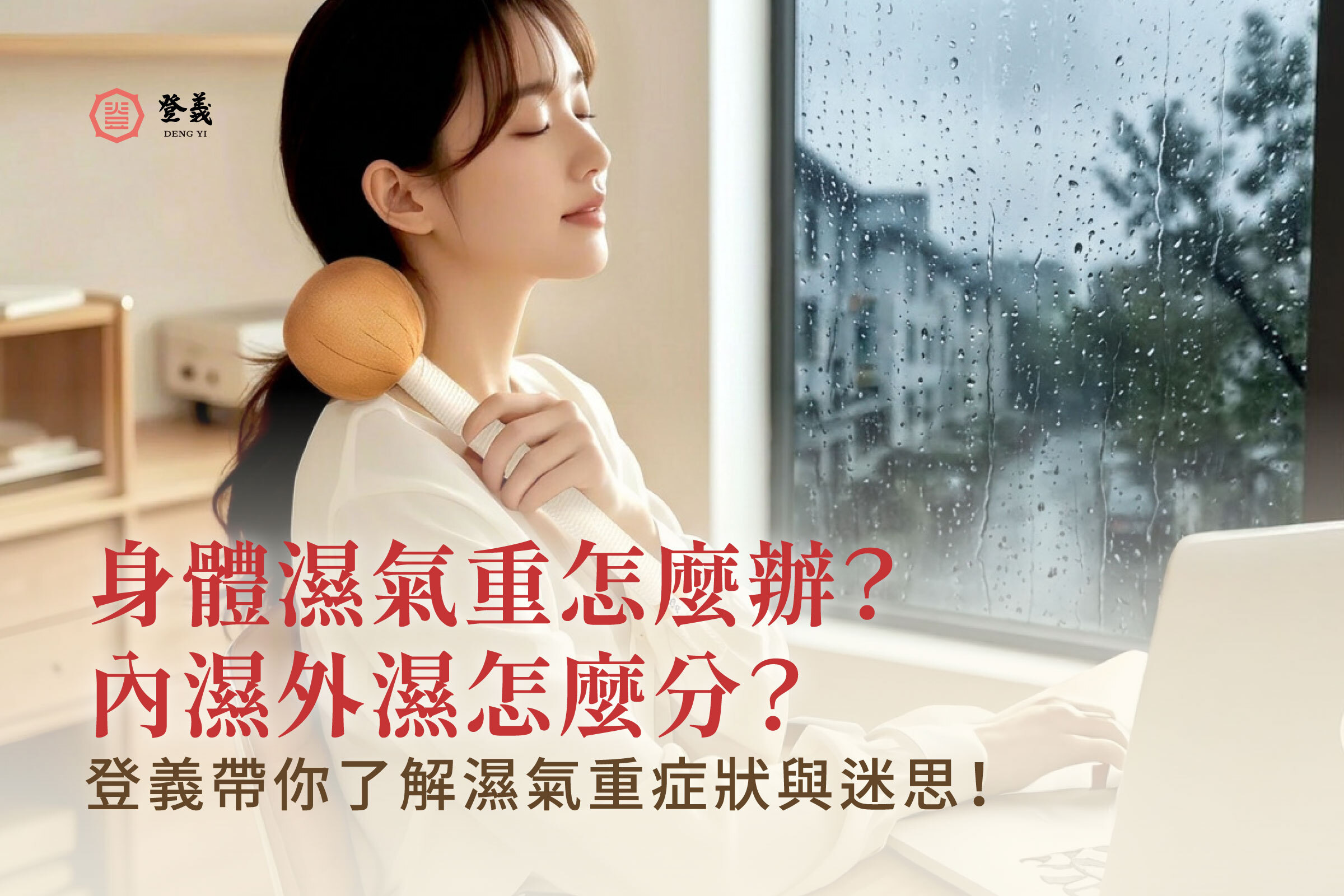 身體濕氣怎麼辦？內濕外濕怎麼分？登義帶你了解濕氣重症狀與迷思！