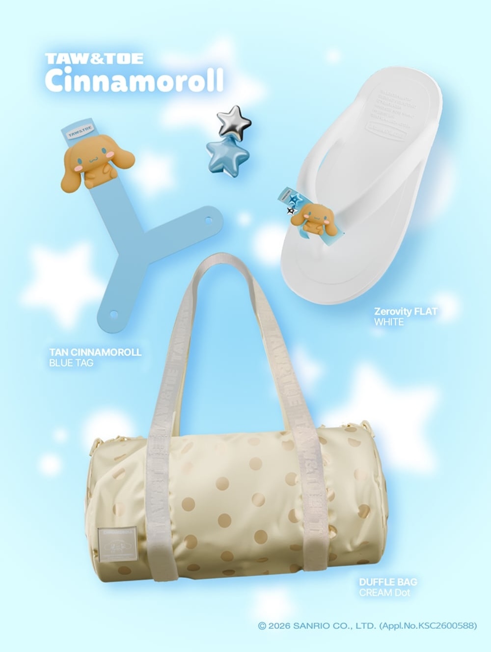 TAW&TOE Tan Cinnamoroll Set