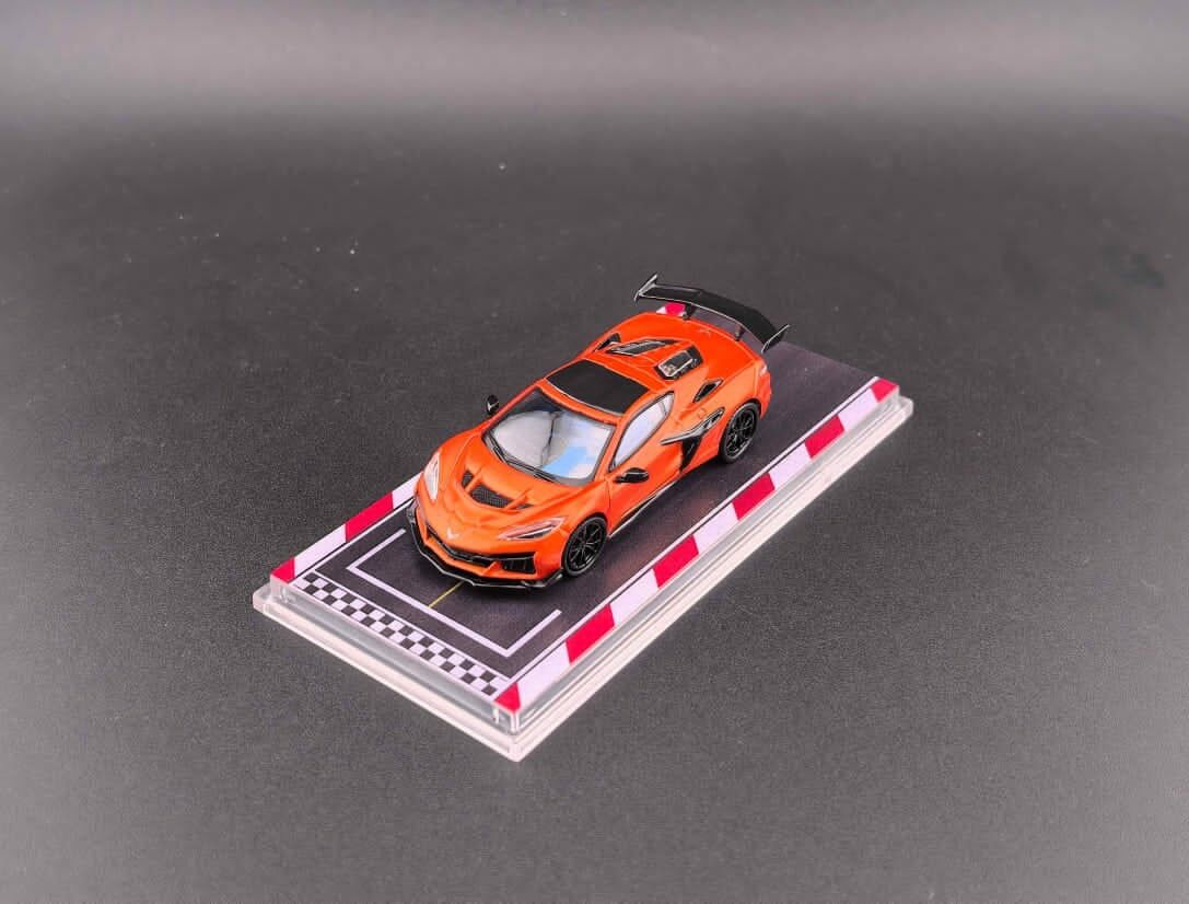 預訂:1/64 FineWorks64 Chevrolet Corvette C8 ZR1 Metallic Orange (FWCCC8O )