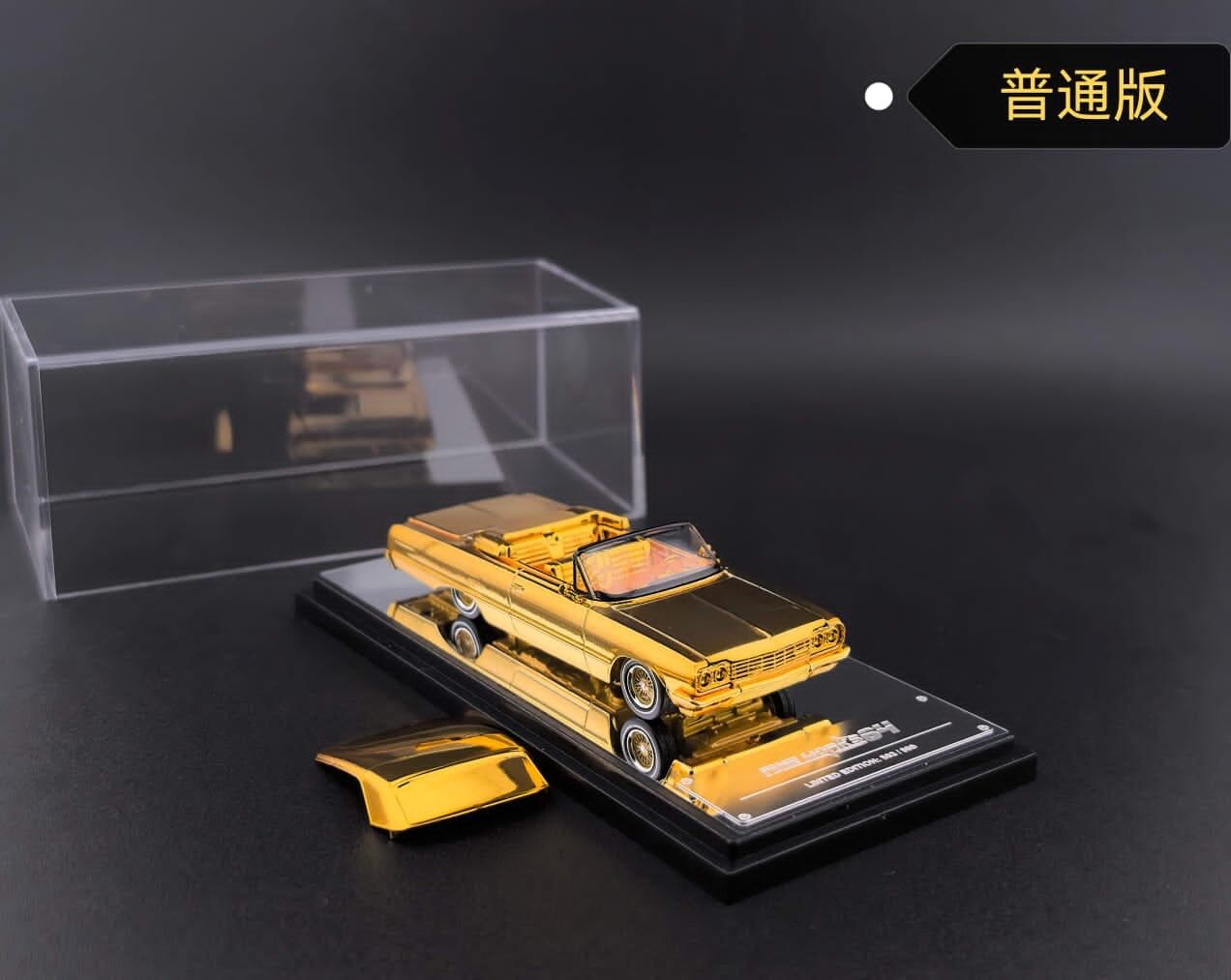 預訂:1/64 FineWorks64 Chevrolet Impala Chrome Gold (FWCICG )