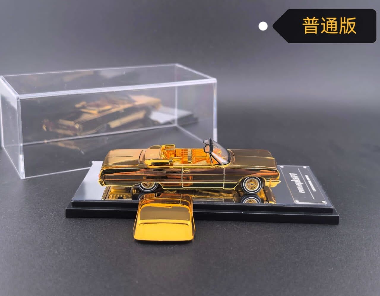 預訂:1/64 FineWorks64 Chevrolet Impala Chrome Gold (FWCICG )