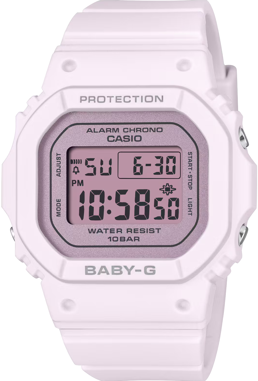 萬年鐘錶 - BABY-G   纖薄經典方形經典防震電子錶 BGD-565SC-4B 錶徑 : 37.9 MM