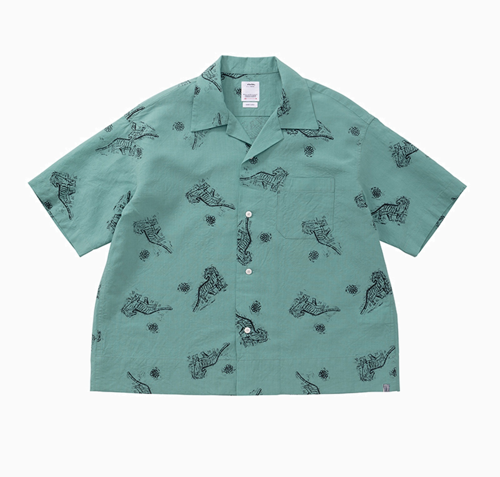 VISVIM 2026 S/S COPA SHIRT S/S *WOOL/LINEN - LT.GREEN PRE ORDER ITEM (預訂中)