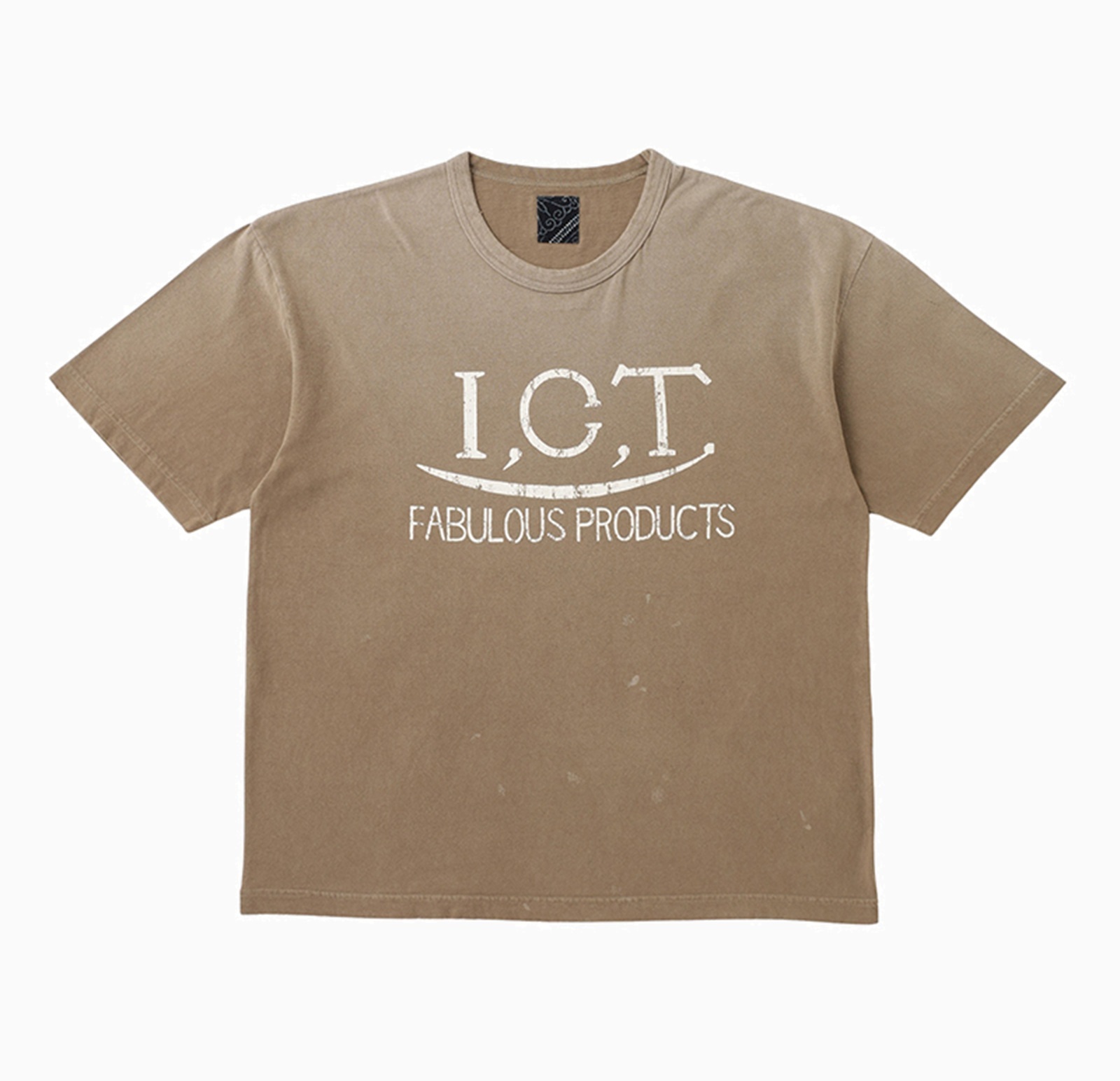 VISVIM ICT 2026 S/S JUMBO TEE S/S CRASH - BEIGE PRE ORDER ITEM (預訂中)