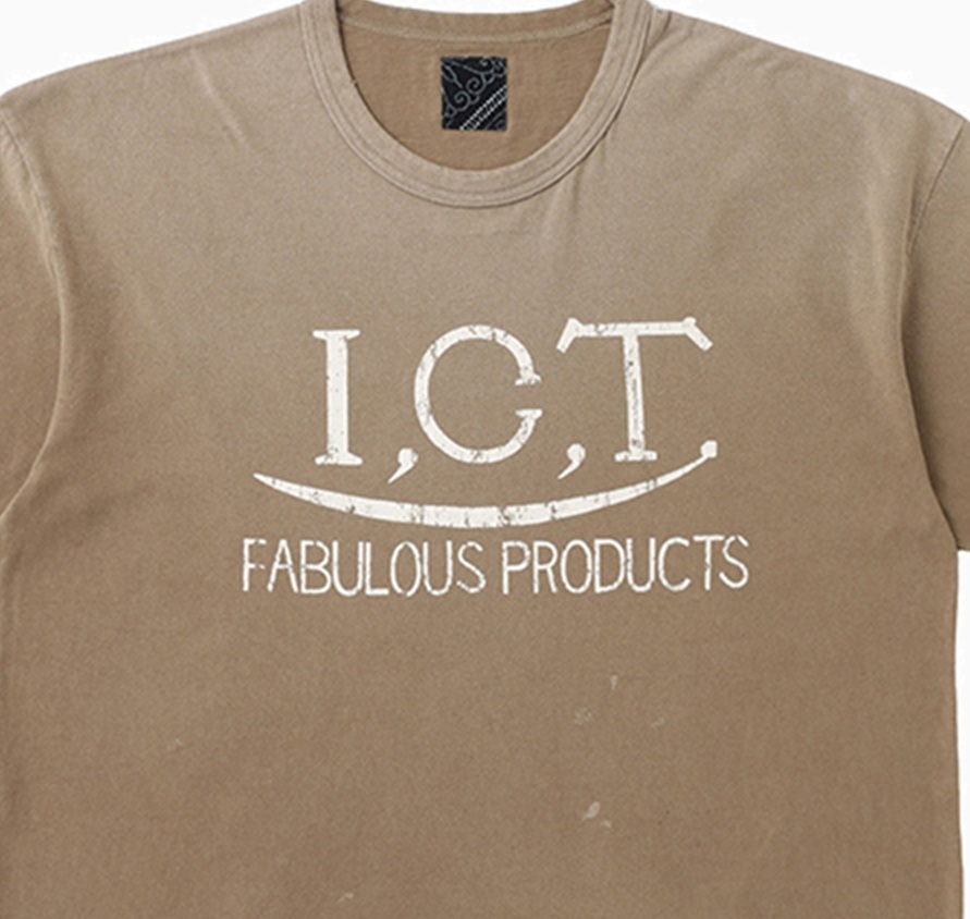 VISVIM ICT 2026 S/S JUMBO TEE S/S CRASH - BEIGE PRE ORDER ITEM (預訂中)
