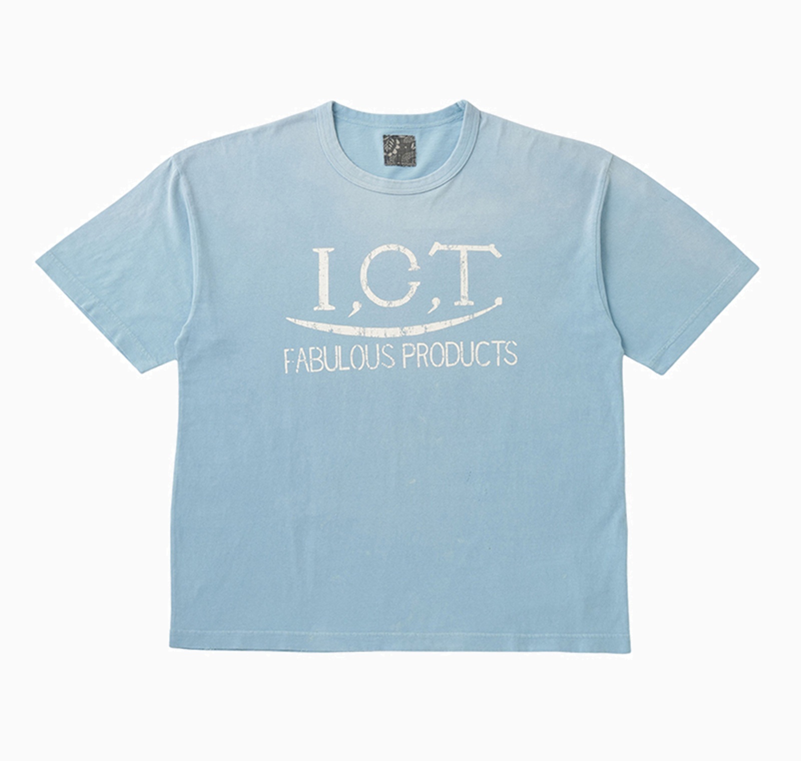 VISVIM ICT 2026 S/S JUMBO TEE S/S CRASH - LT.BLUE PRE ORDER ITEM (預訂中)