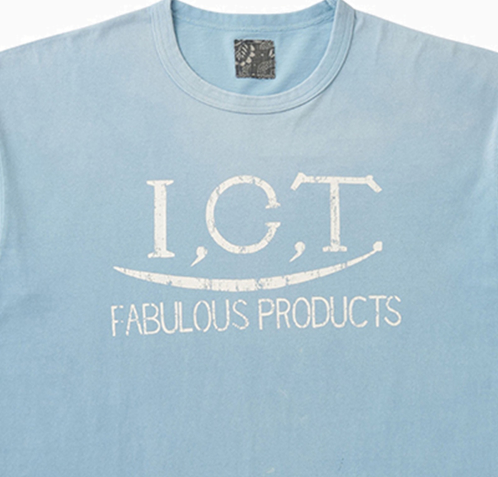 VISVIM ICT 2026 S/S JUMBO TEE S/S CRASH - LT.BLUE PRE ORDER ITEM (預訂中)