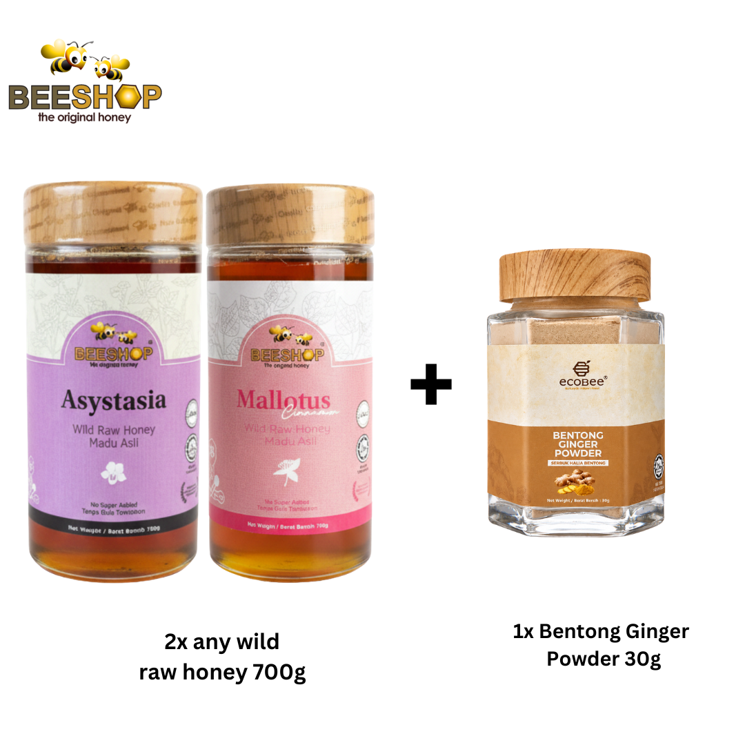 Wild Raw Honey 700g (Buy 2 Free Bentong Ginger Powder 30g)