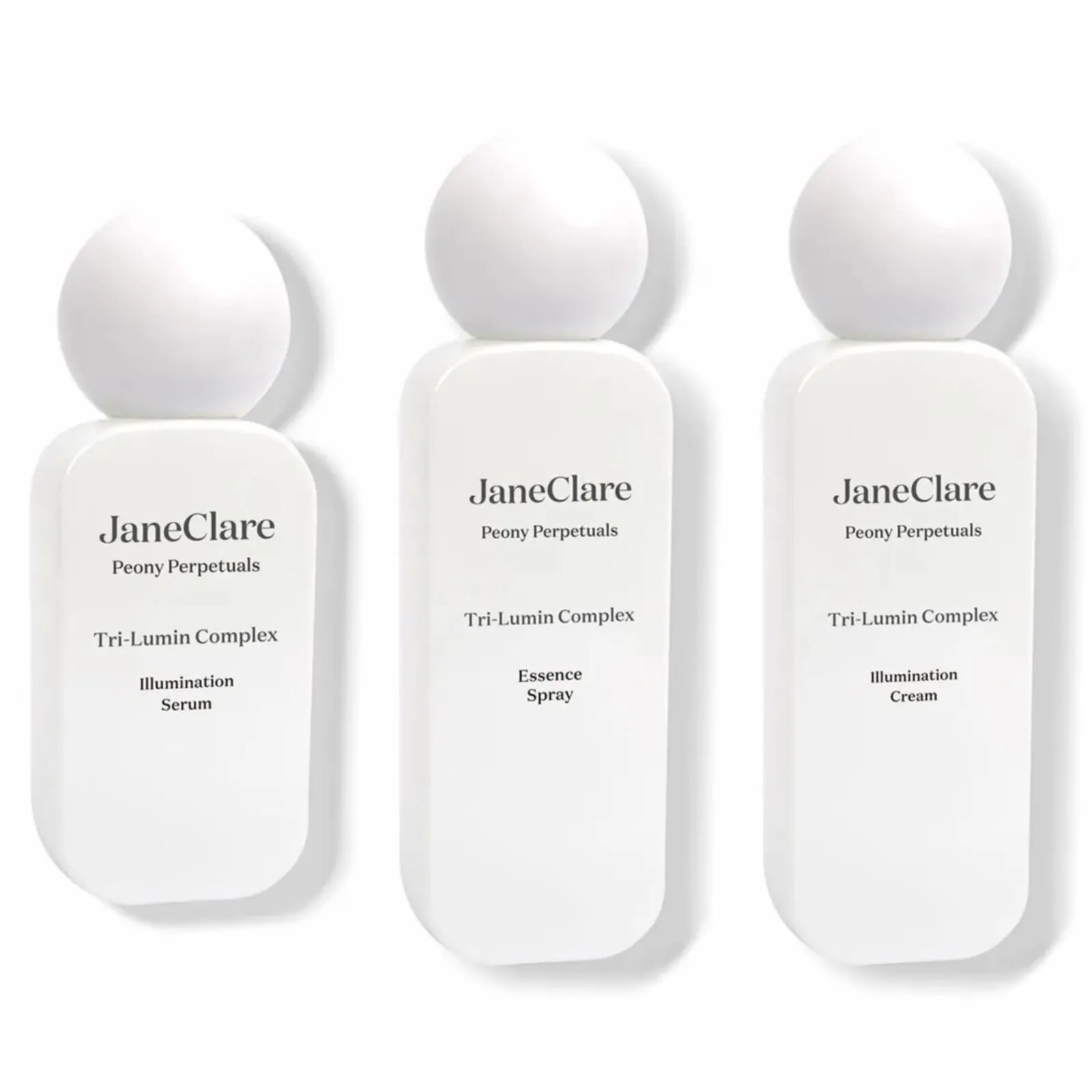 JaneClare 白芍雪膚琉光晶瑩霜100ml+精華50ml+精華噴霧100ml套裝 (任選套裝2套送五合一特別版面膜2盒，3套送五合一特別版面膜2盒+薔薇凝膚多重肽緊緻面膜)*折實滿$599包順豐智能櫃*125live