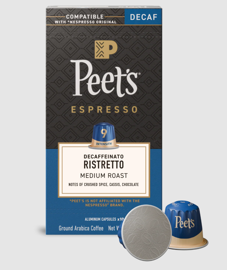 Peets- 皮爺法國原裝進口膠囊咖啡  9號 低因濃縮  (53g/盒) (10粒)